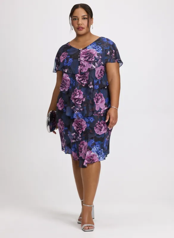 Chiffon Tiered Dress sold by Laura