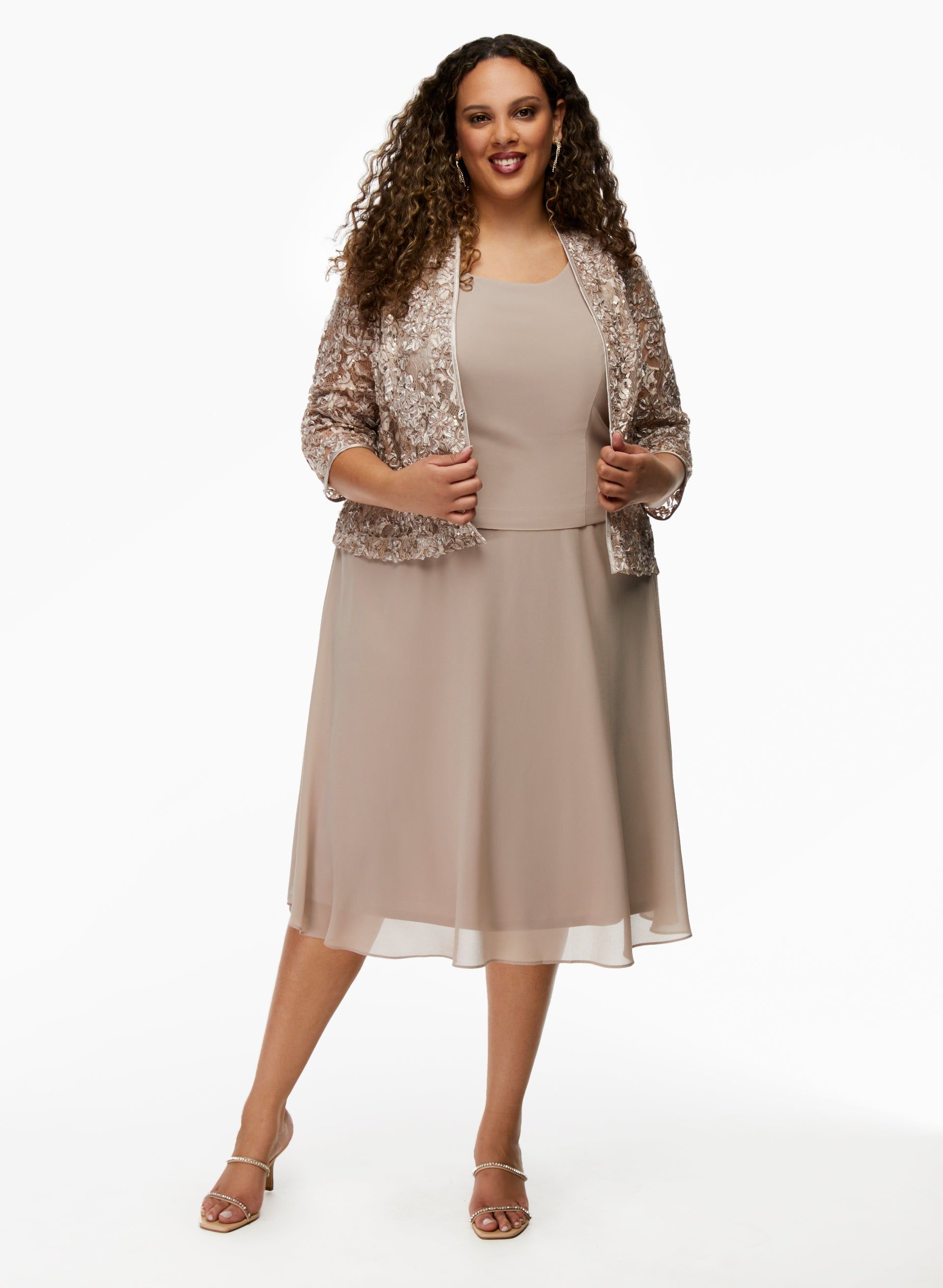 Embroidered Jacket & Dress Set sold by Laura