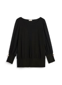 Chiffon Sleeve Top sold by Laura