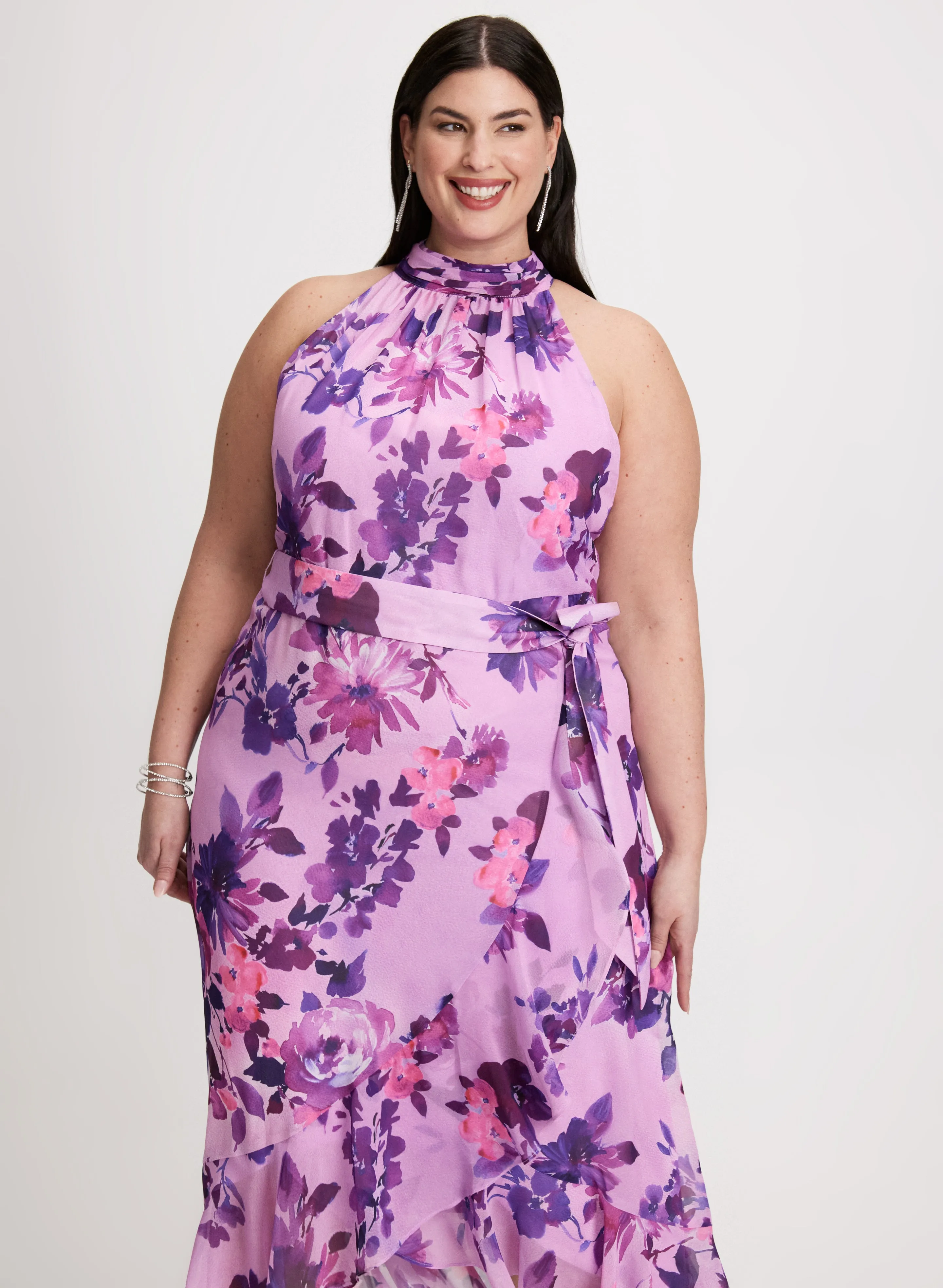 Halter Neck Floral Dress sold by Laura product image thumbnail 4