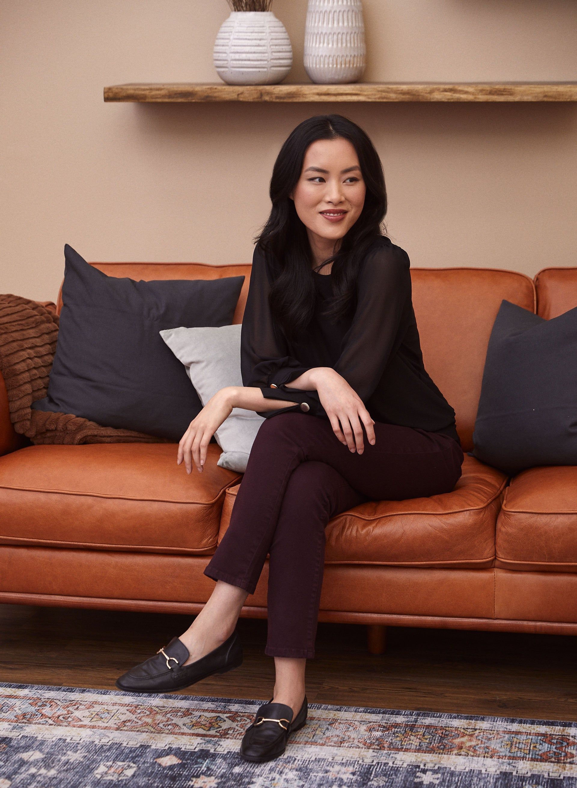 Chiffon Sleeve Top sold by Laura product image thumbnail 4