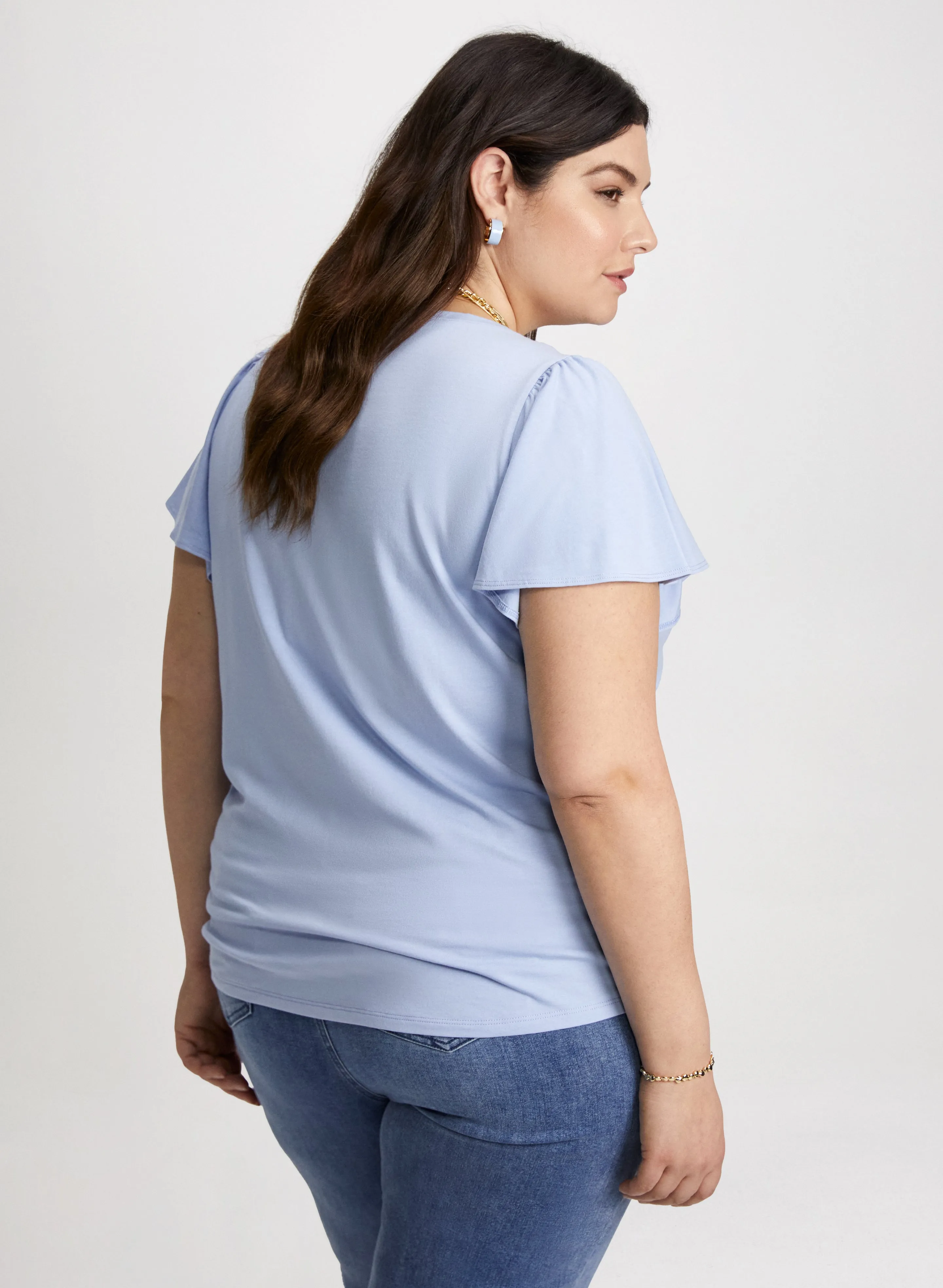 Flutter Sleeve T-shirt sold by Laura product image thumbnail 4