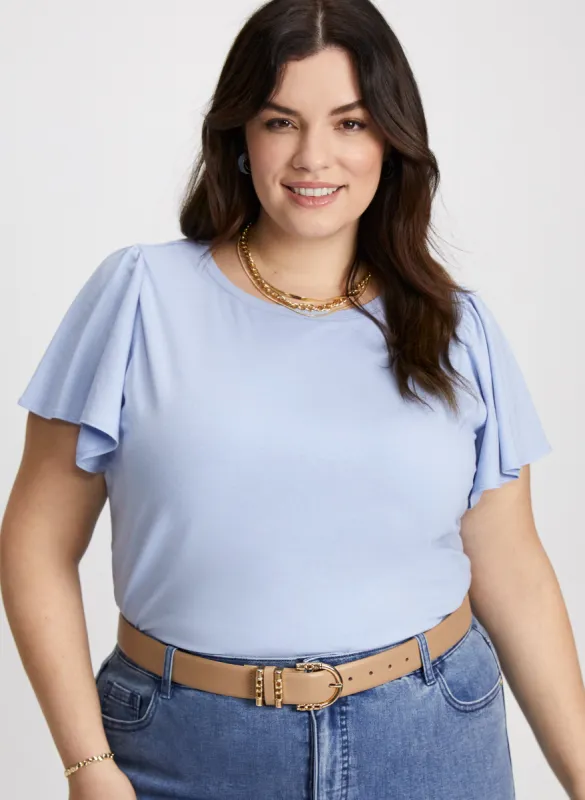 Flutter Sleeve T-shirt sold by Laura