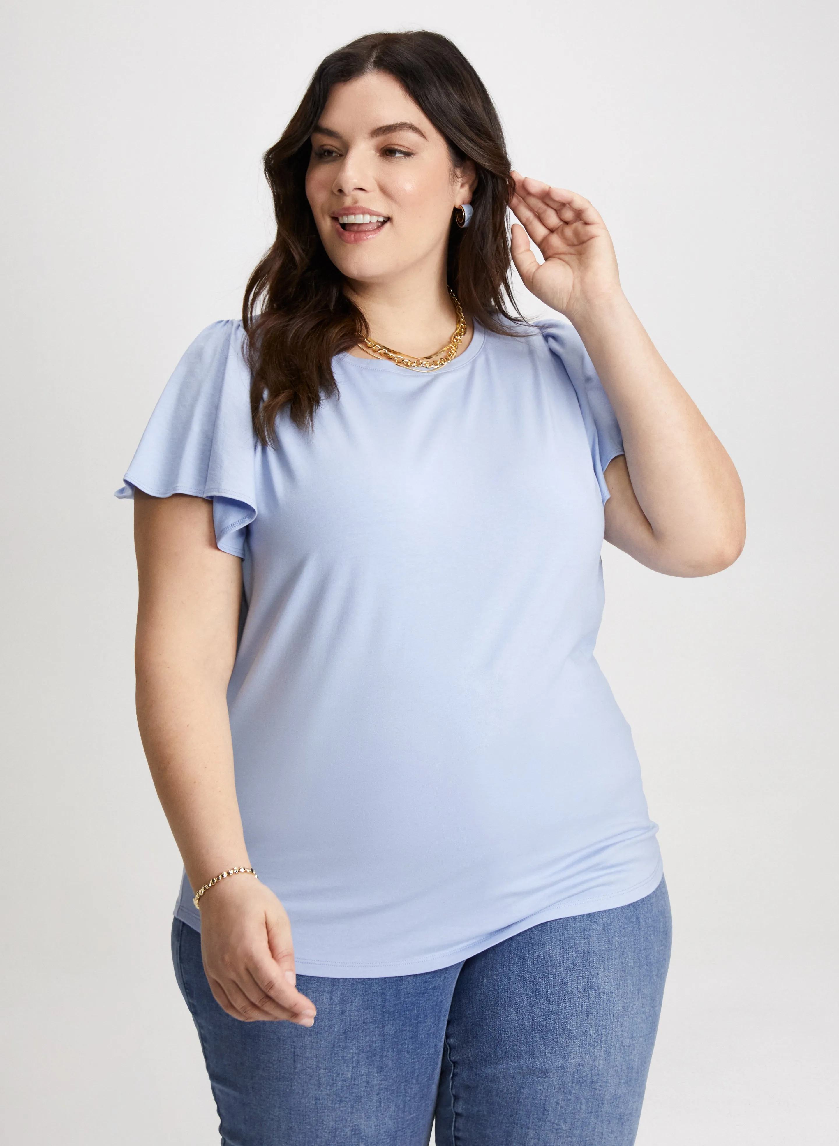 Flutter Sleeve T-shirt sold by Laura product image thumbnail 5