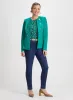 Bouclé Jacket & Bow Detail Jeans sold by Laura