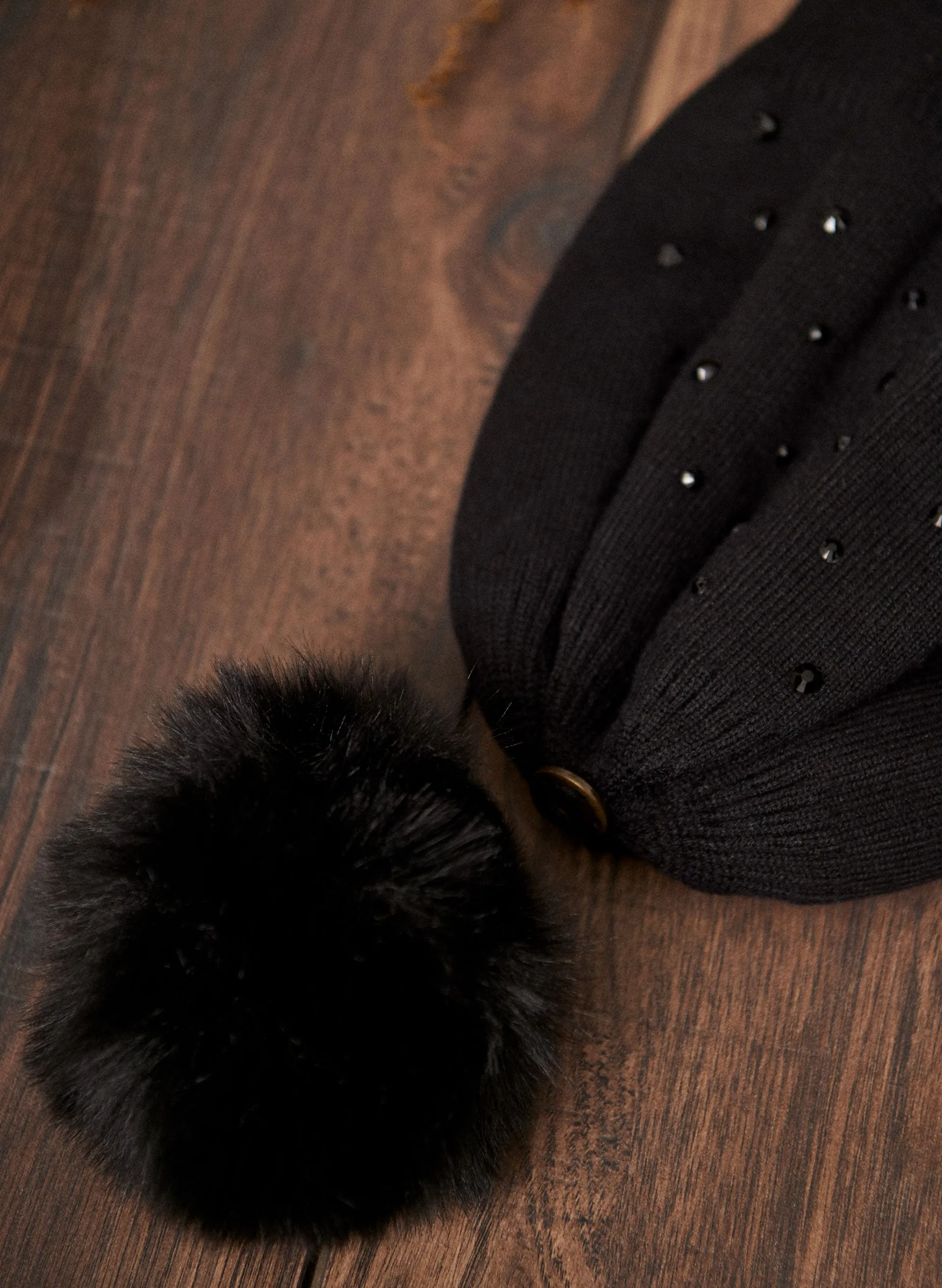 Pom Pom Knit Hat sold by Laura product image thumbnail 2