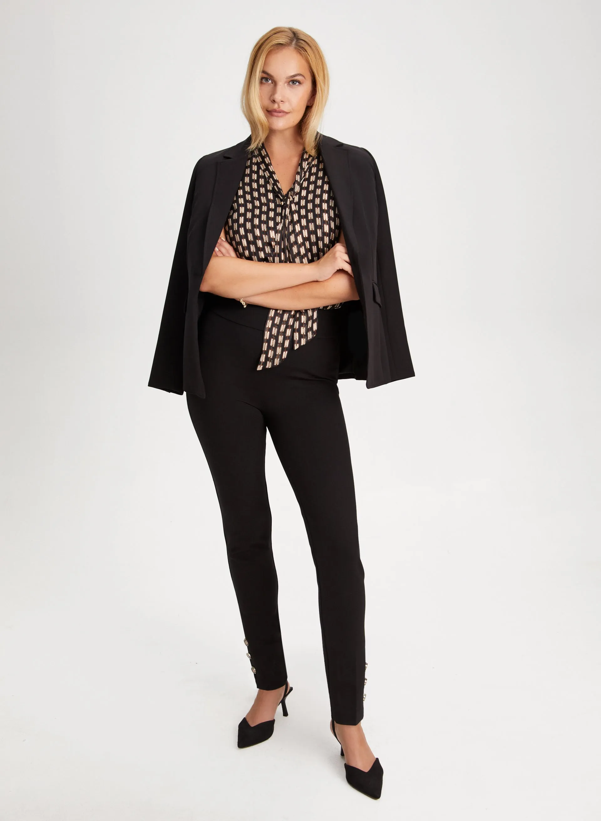 Geometric Print Sleeveless Blouse sold by Laura product image thumbnail 3