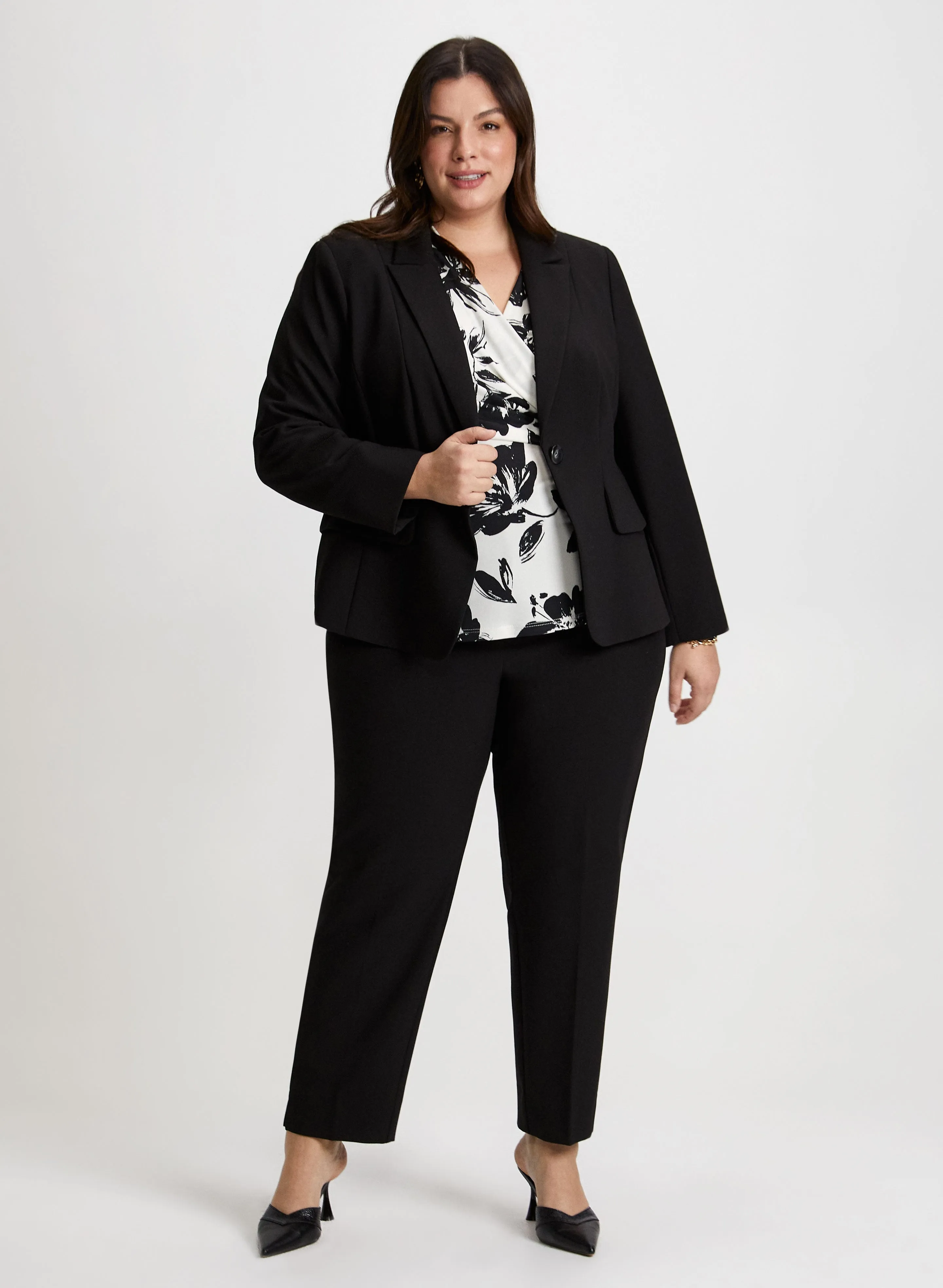 Short Blazer & City Fit Pants sold by Laura