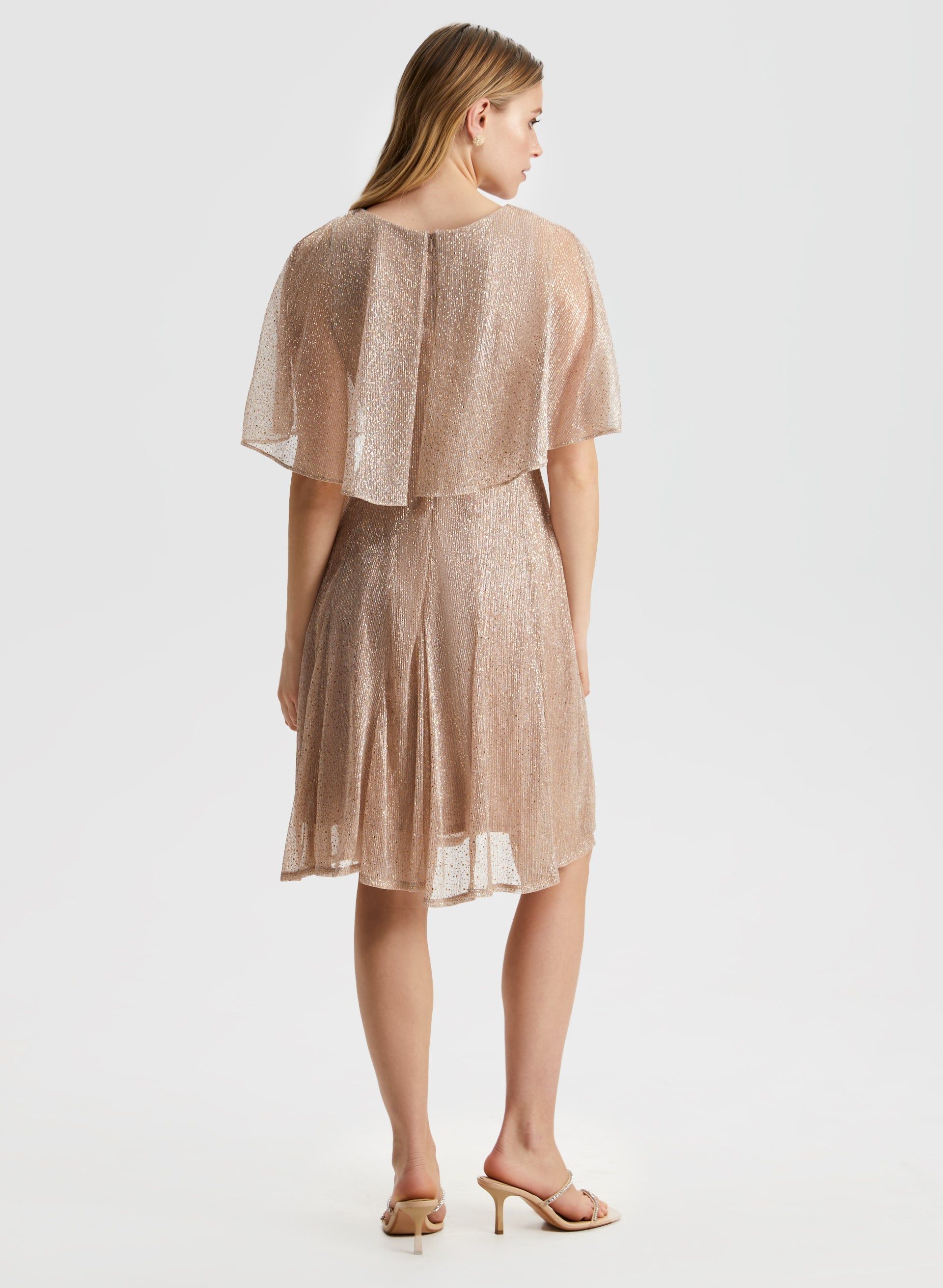 Mesh Detail Capelet Dress sold by Laura product image thumbnail 2