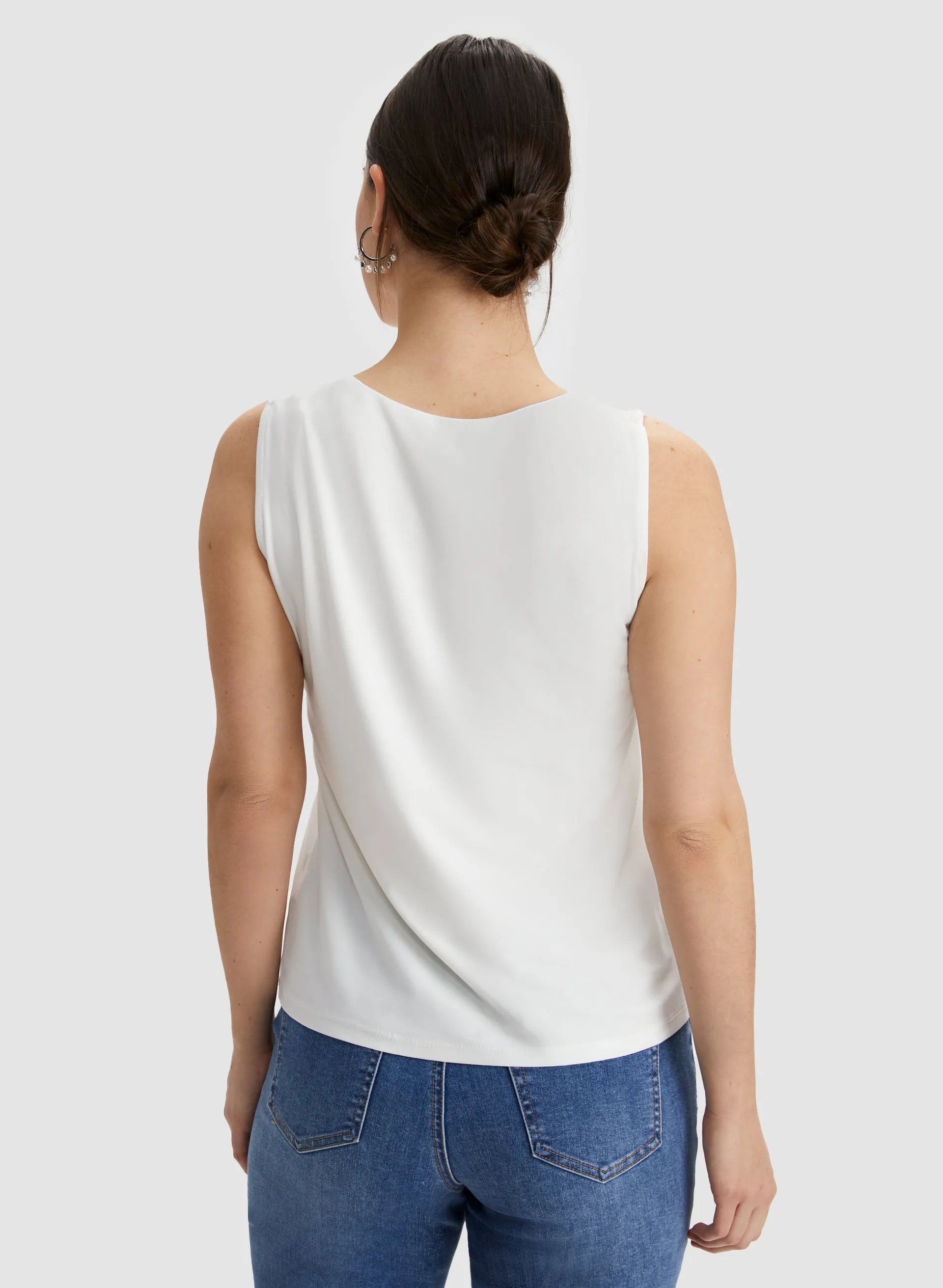 Ruffle Trim Sleeveless Top sold by Laura product image thumbnail 4