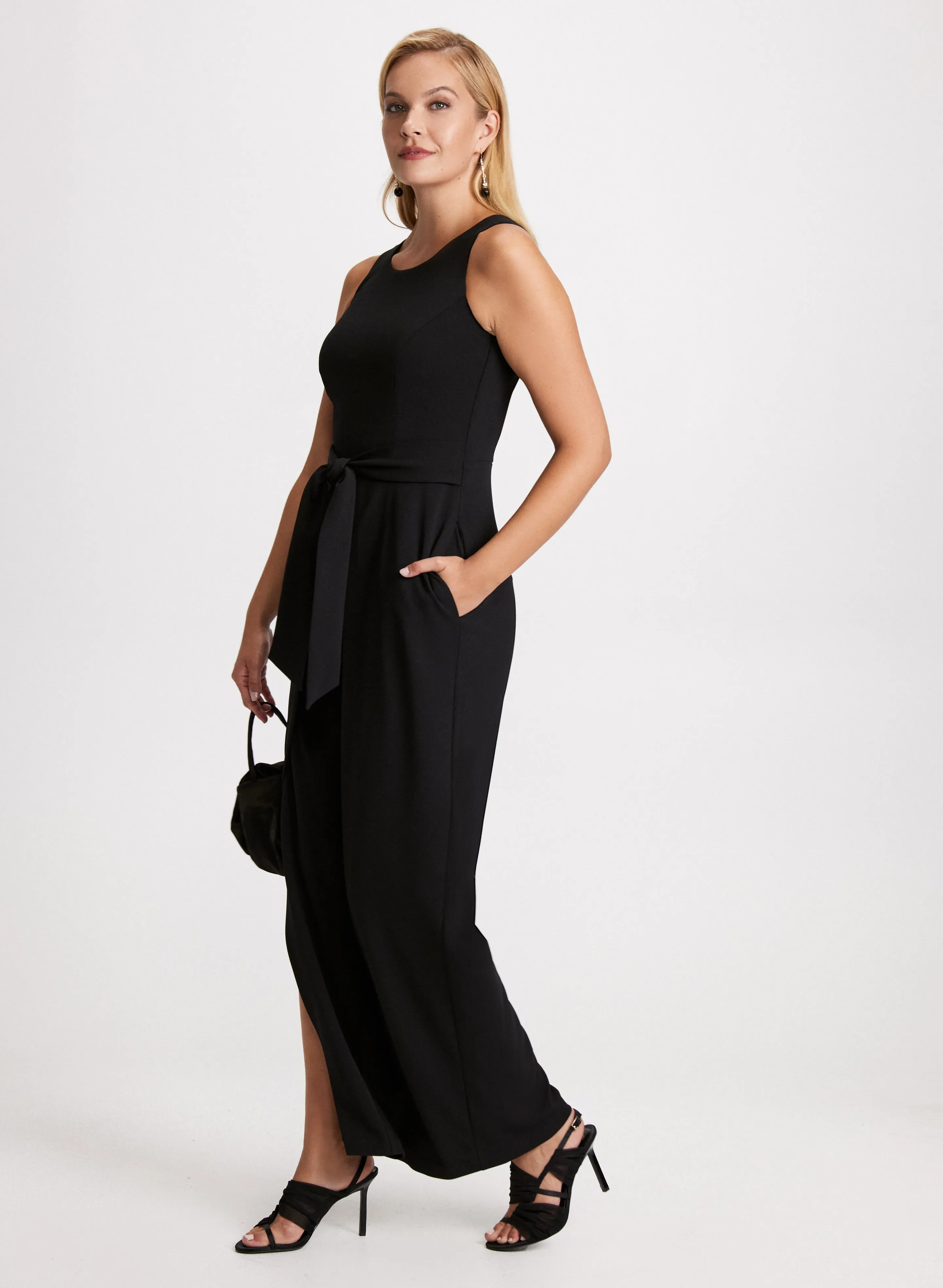 Split-Leg Crepe Jumpsuit sold by Laura product image thumbnail 2