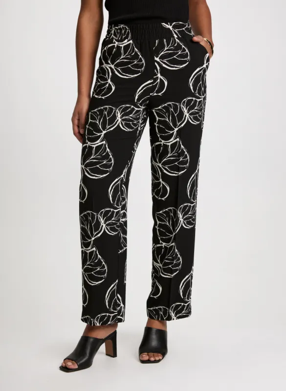 Wide-Leg Crepe Pants sold by Laura