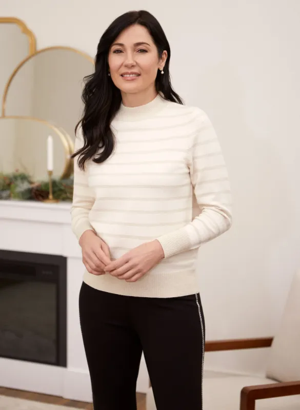 Striped Print Sweater sold by Laura