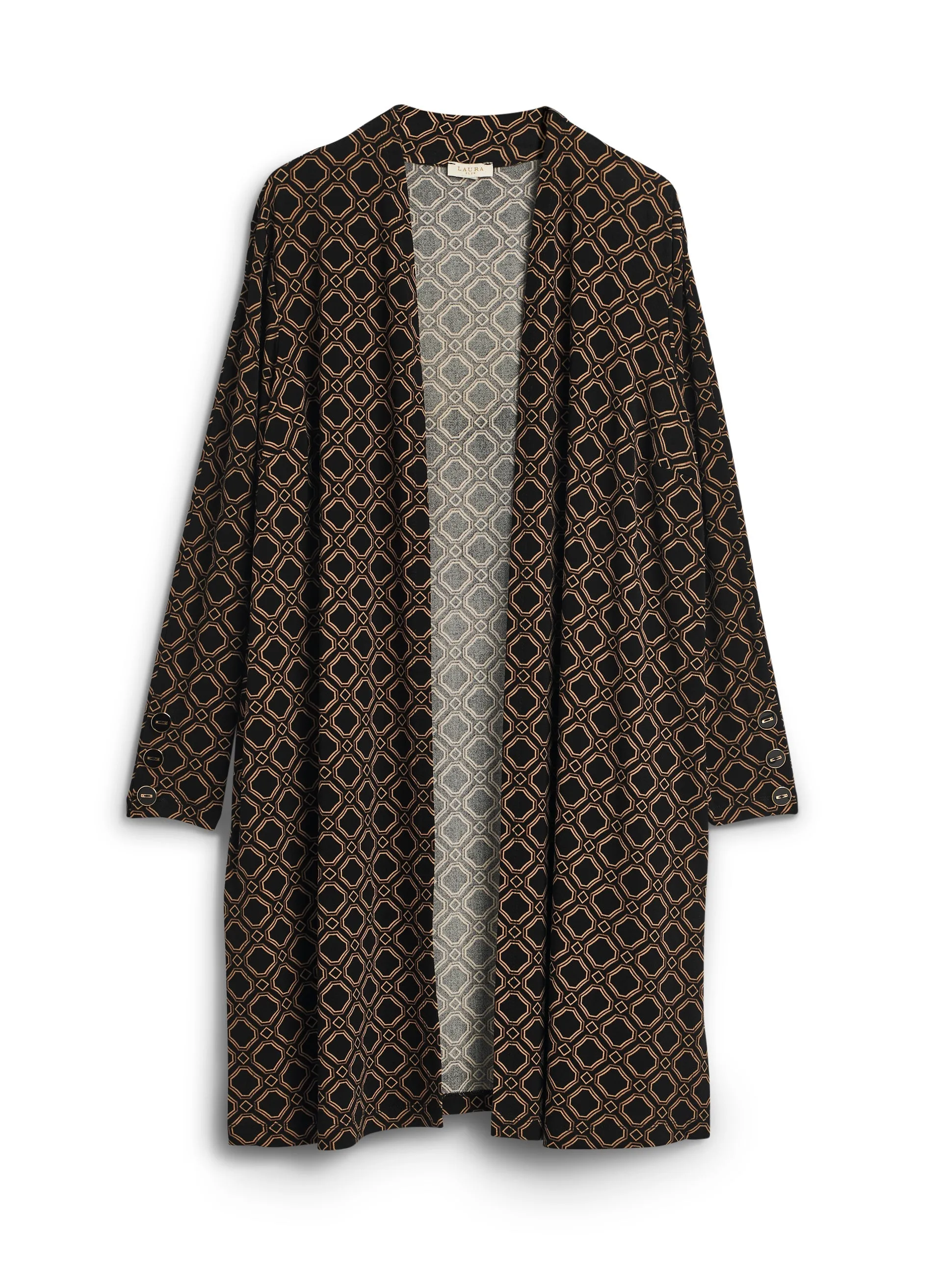Long Geometric Print Cardigan sold by Laura product image thumbnail 5