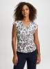 Cap Sleeve Paisley Print Top sold by Laura