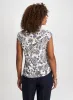 Cap Sleeve Paisley Print Top sold by Laura