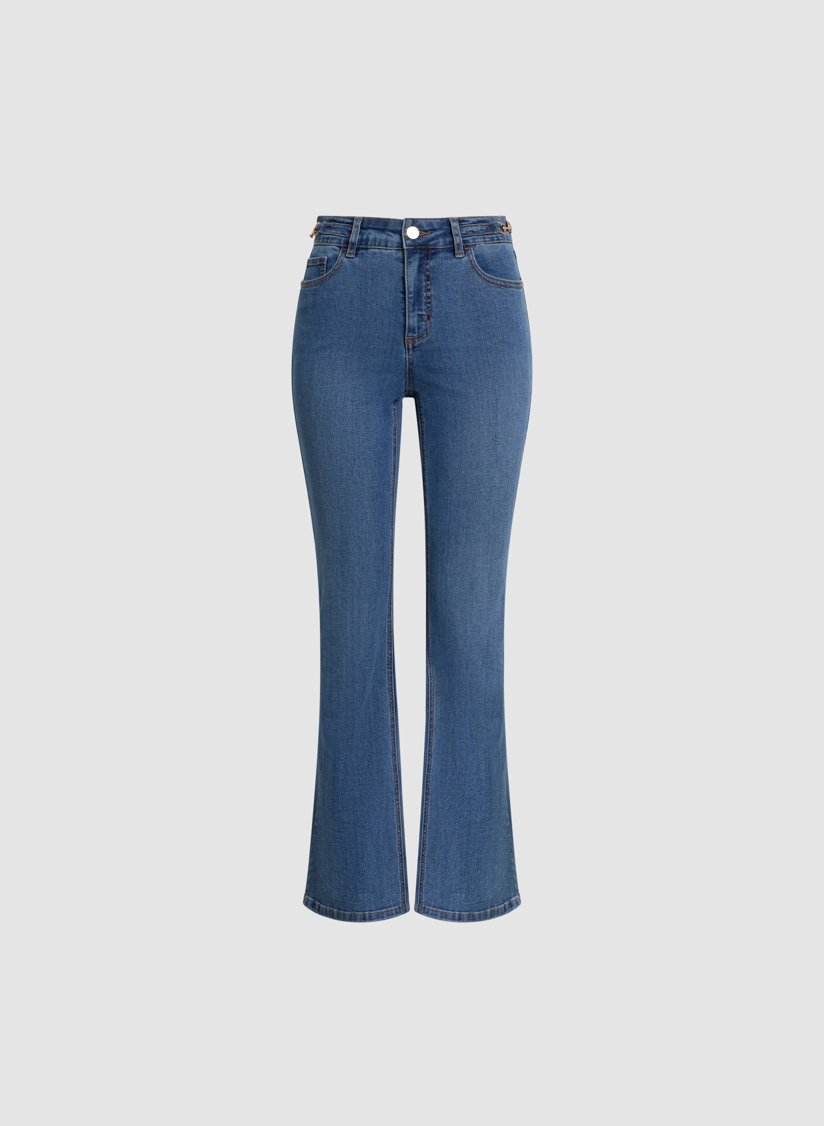 Chain Trim Bootcut Jeans sold by Laura product image thumbnail 5
