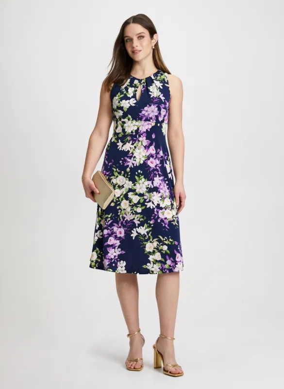 Botanical Empire Waist Dress sold by Laura