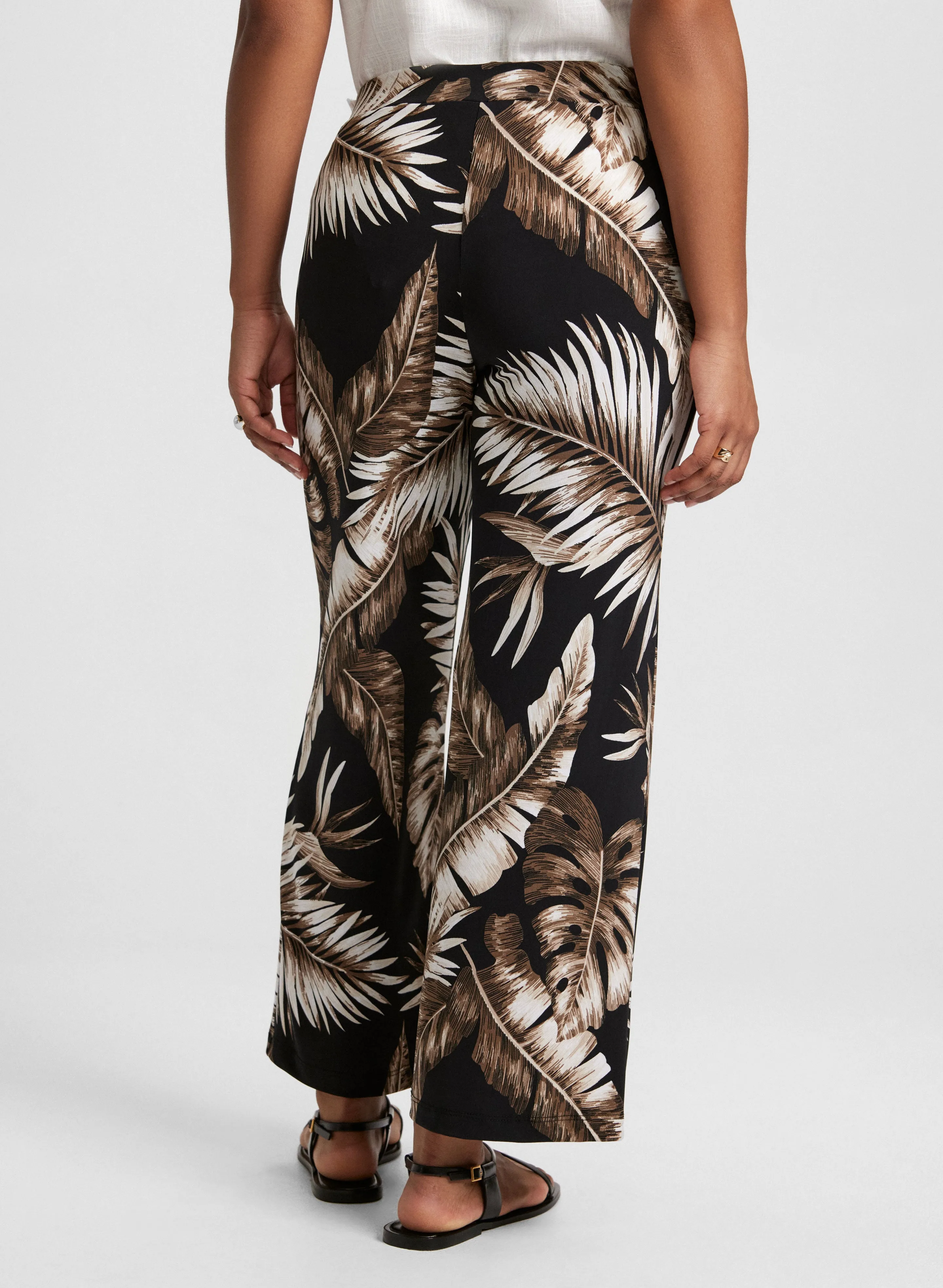 Palm Print Wide Leg Pants sold by Laura product image thumbnail 2
