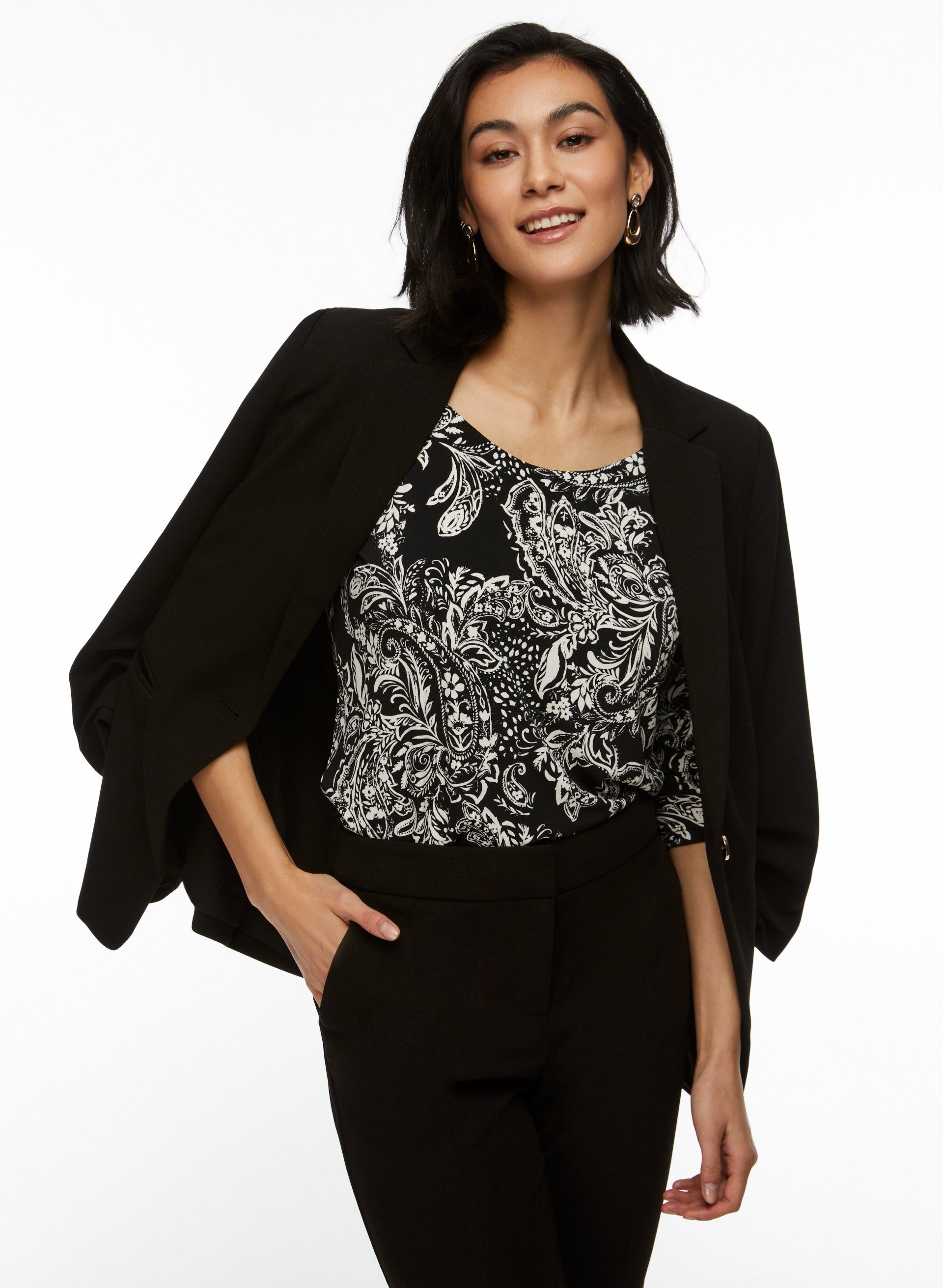 Paisley Print Long Sleeve Top sold by Laura product image thumbnail 5