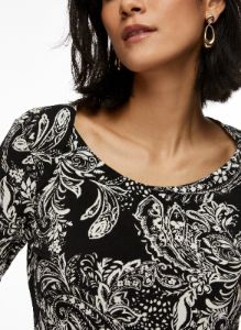 Paisley Print Long Sleeve Top sold by Laura