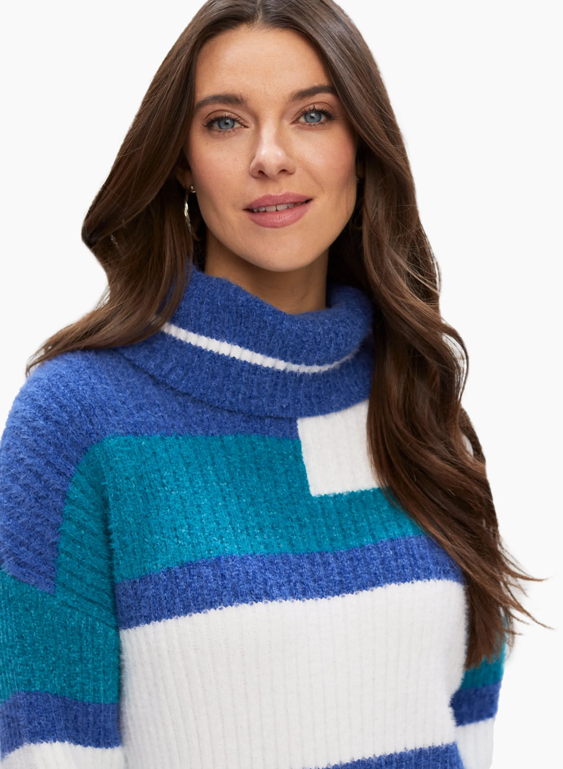 Colour Block Turtleneck Sweater sold by Laura product image thumbnail 2