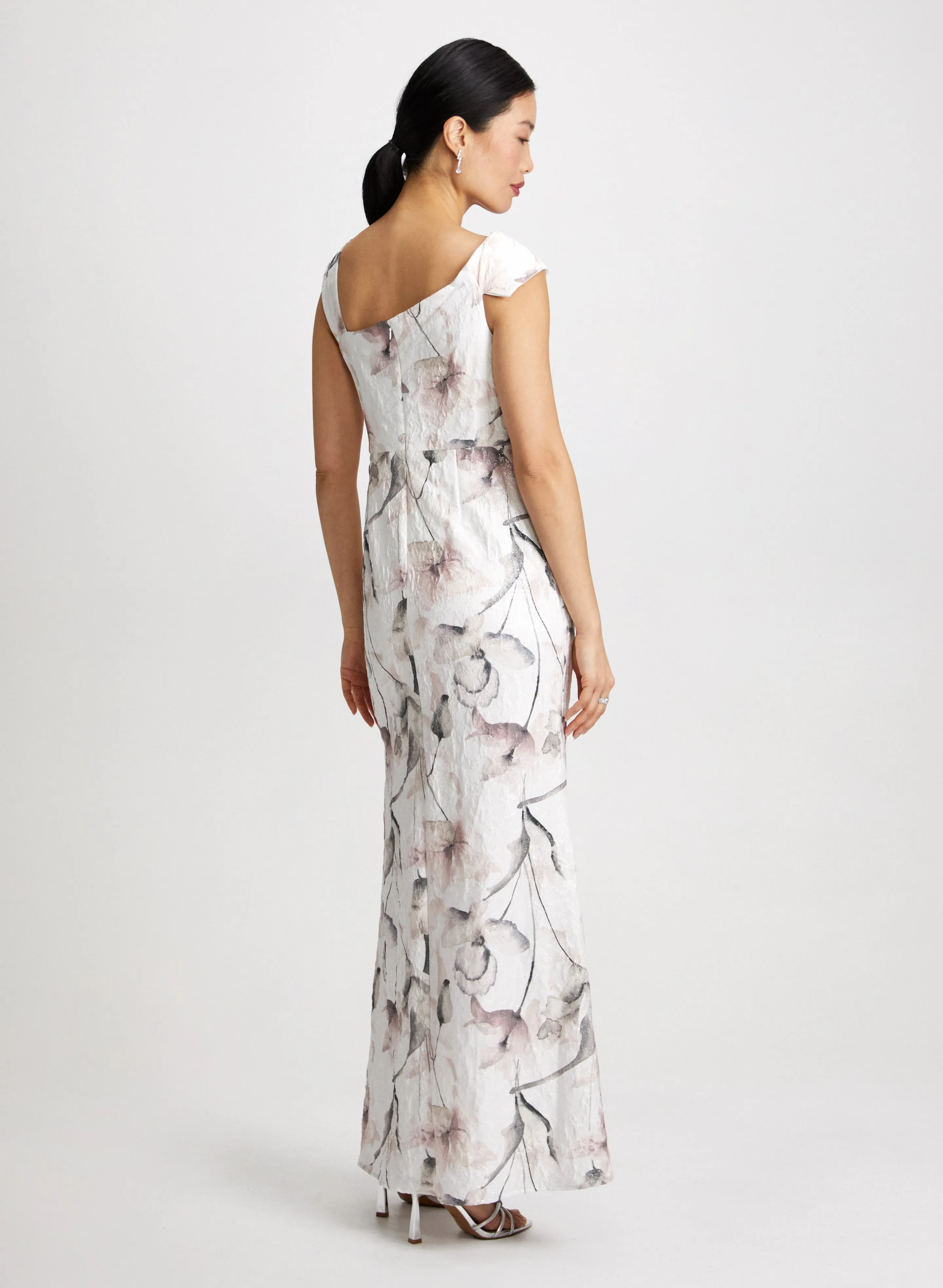 Floral Asymmetric Ruffle Dress sold by Laura product image thumbnail 2