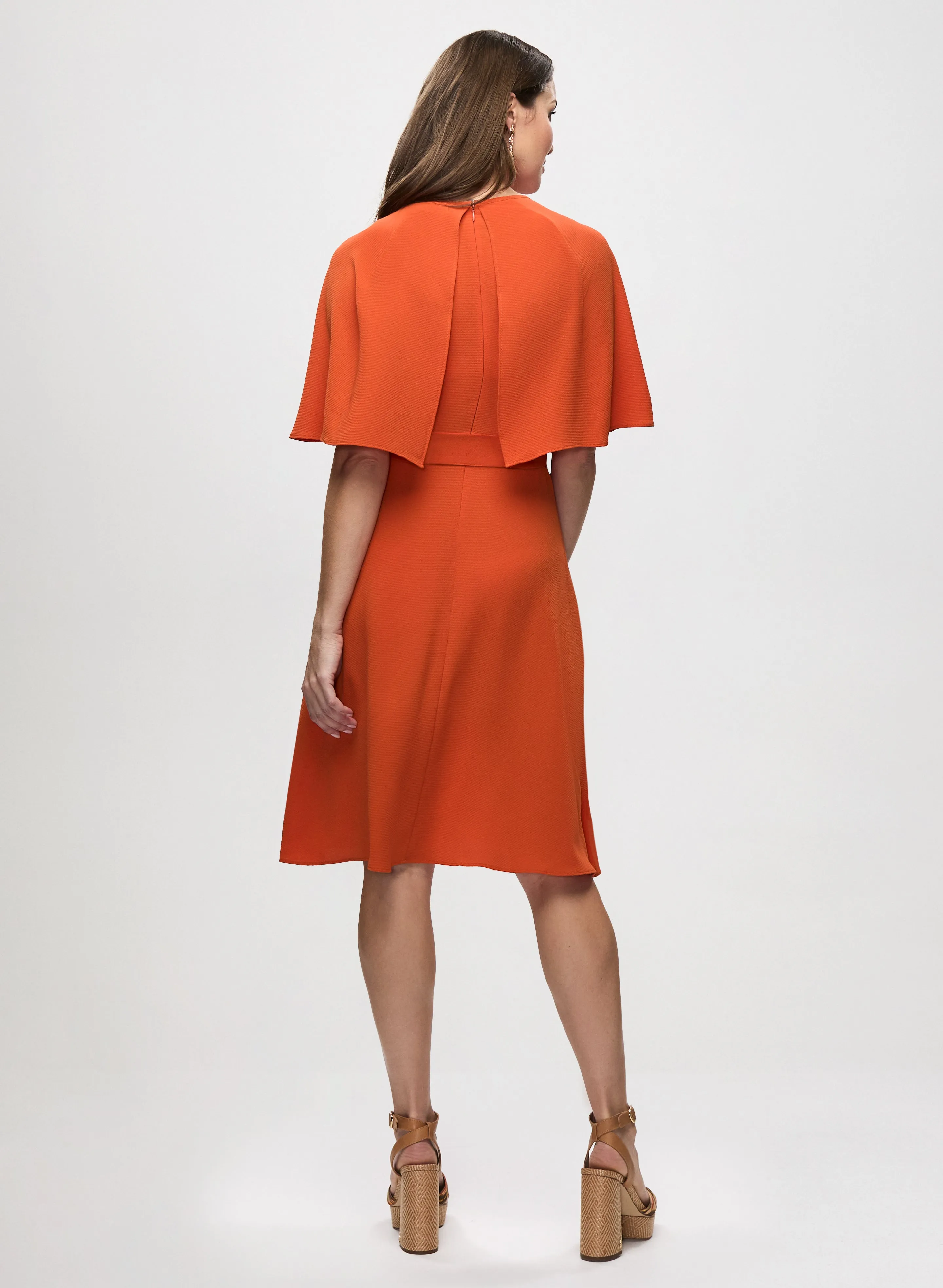 Keyhole Detail Capelet Dress sold by Laura product image thumbnail 3