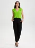 Drop Shoulder Pleated Top sold by Laura