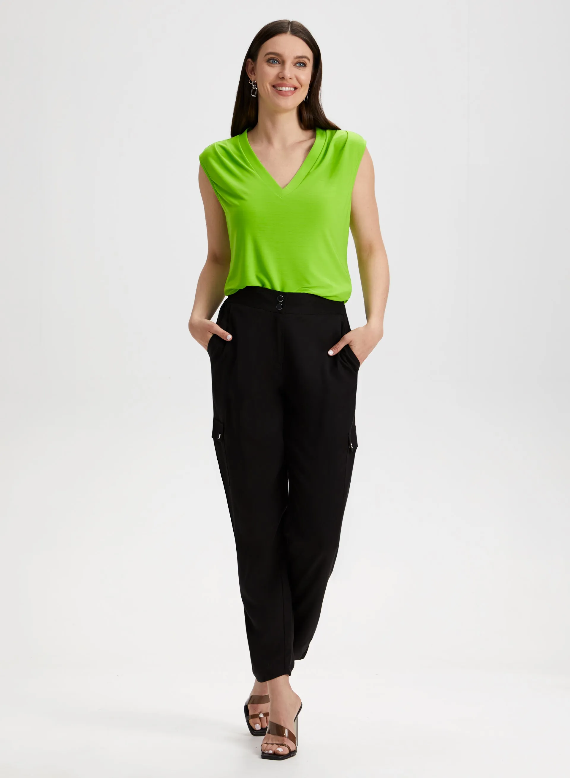 Drop Shoulder Pleated Top sold by Laura product image thumbnail 3