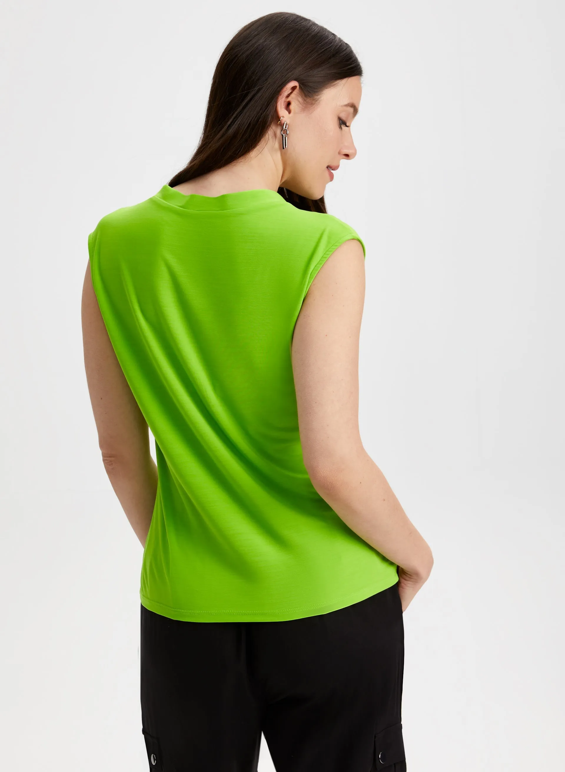 Drop Shoulder Pleated Top sold by Laura product image thumbnail 4