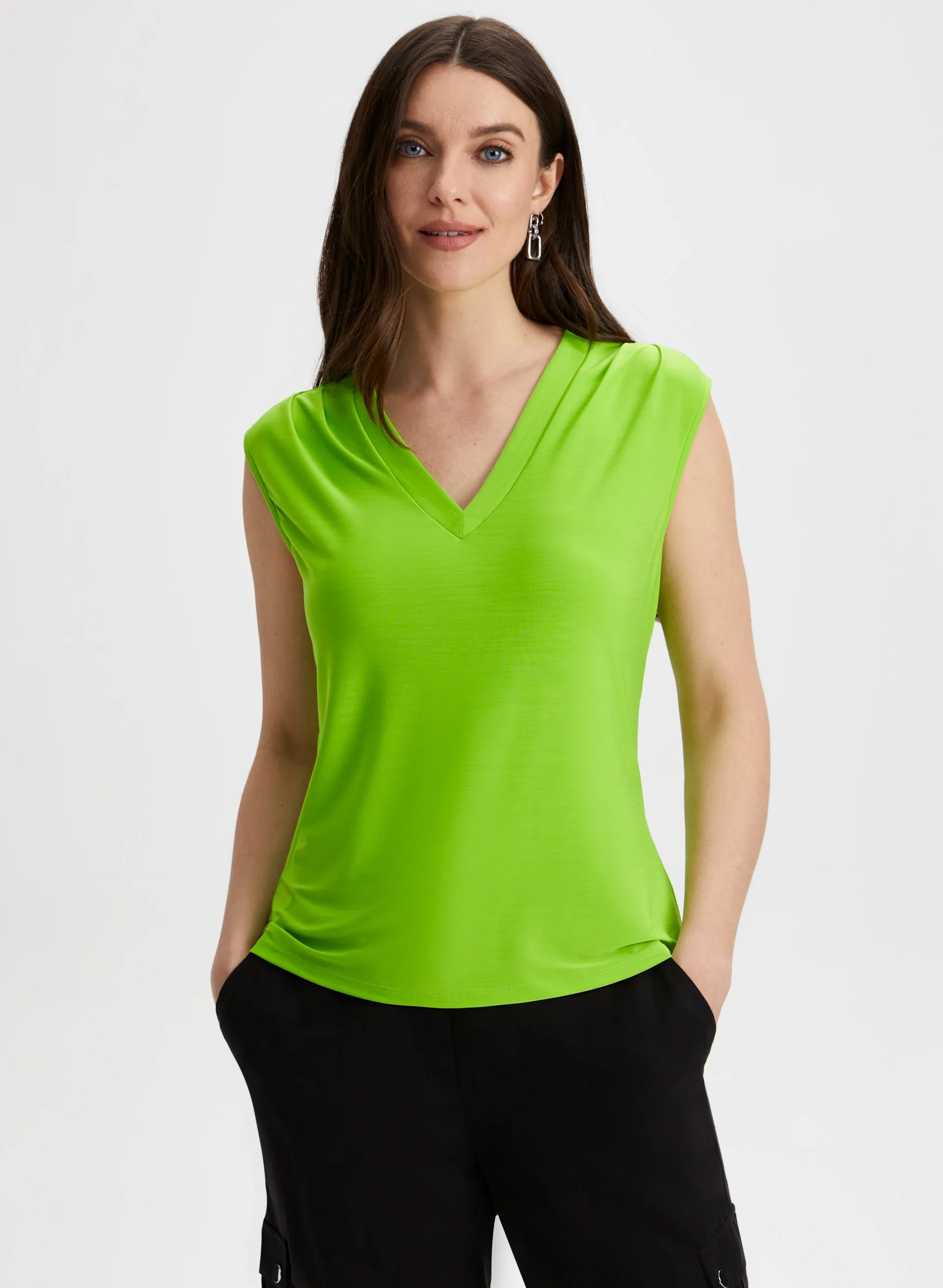 Drop Shoulder Pleated Top sold by Laura product image thumbnail 5