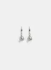 Metallic Pearl Detail Drop Earrings sold by Laura