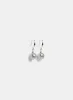 Metallic Pearl Detail Drop Earrings sold by Laura