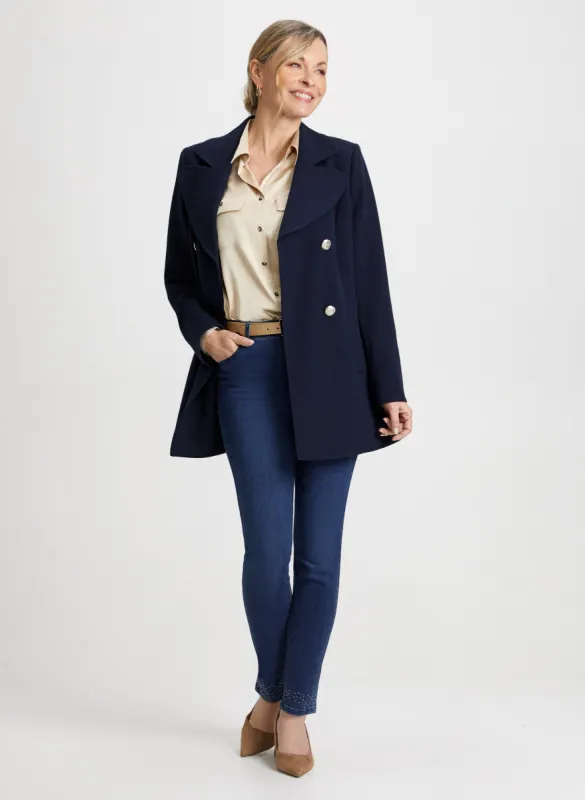 Embellished Jeans & Tricotine Jacket sold by Laura