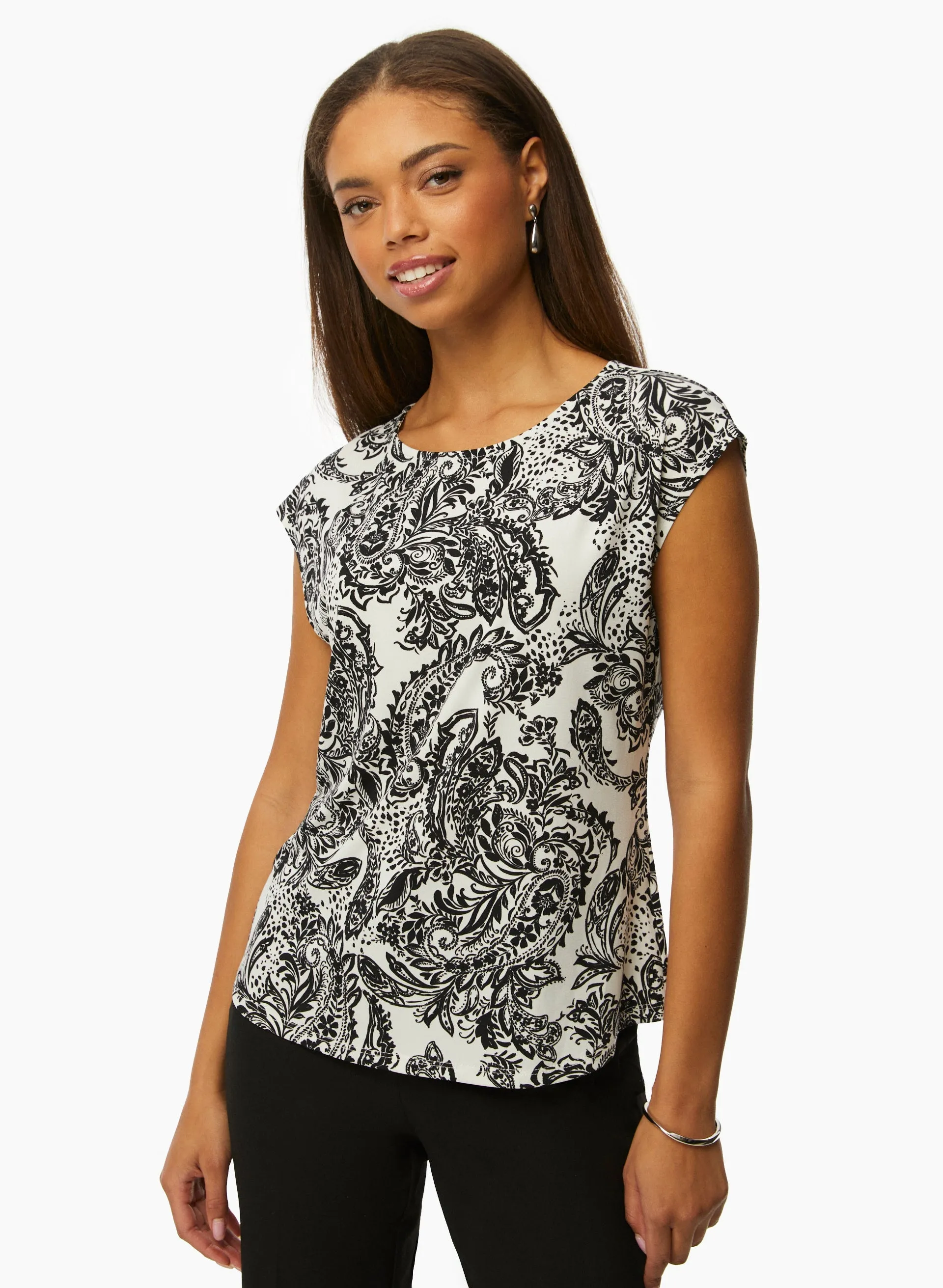 Paisley Print Top sold by Laura