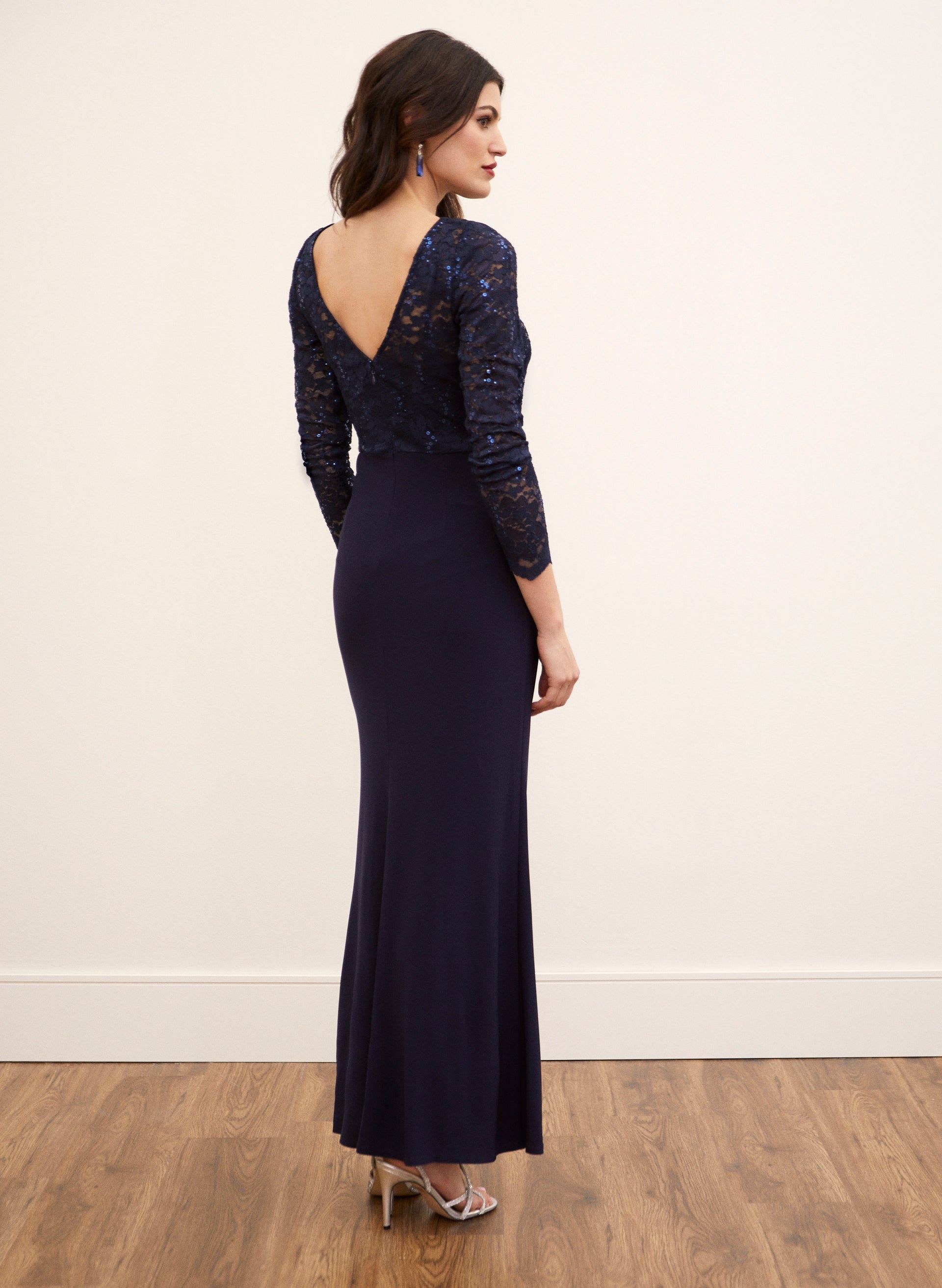 Lace & Sequin Dress sold by Laura product image thumbnail 2