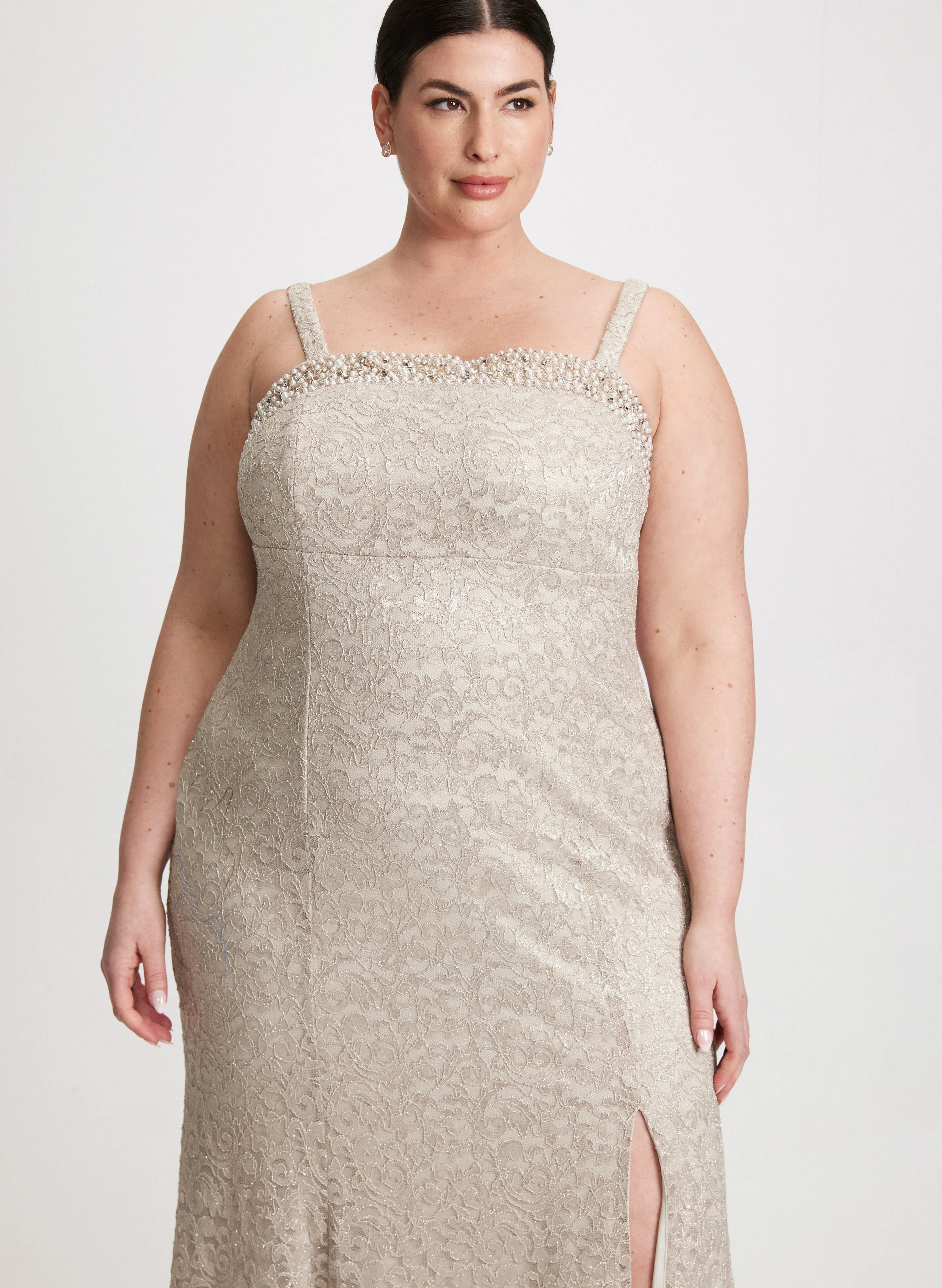 Sheer Jacket & Lace Dress Set sold by Laura product image thumbnail 4