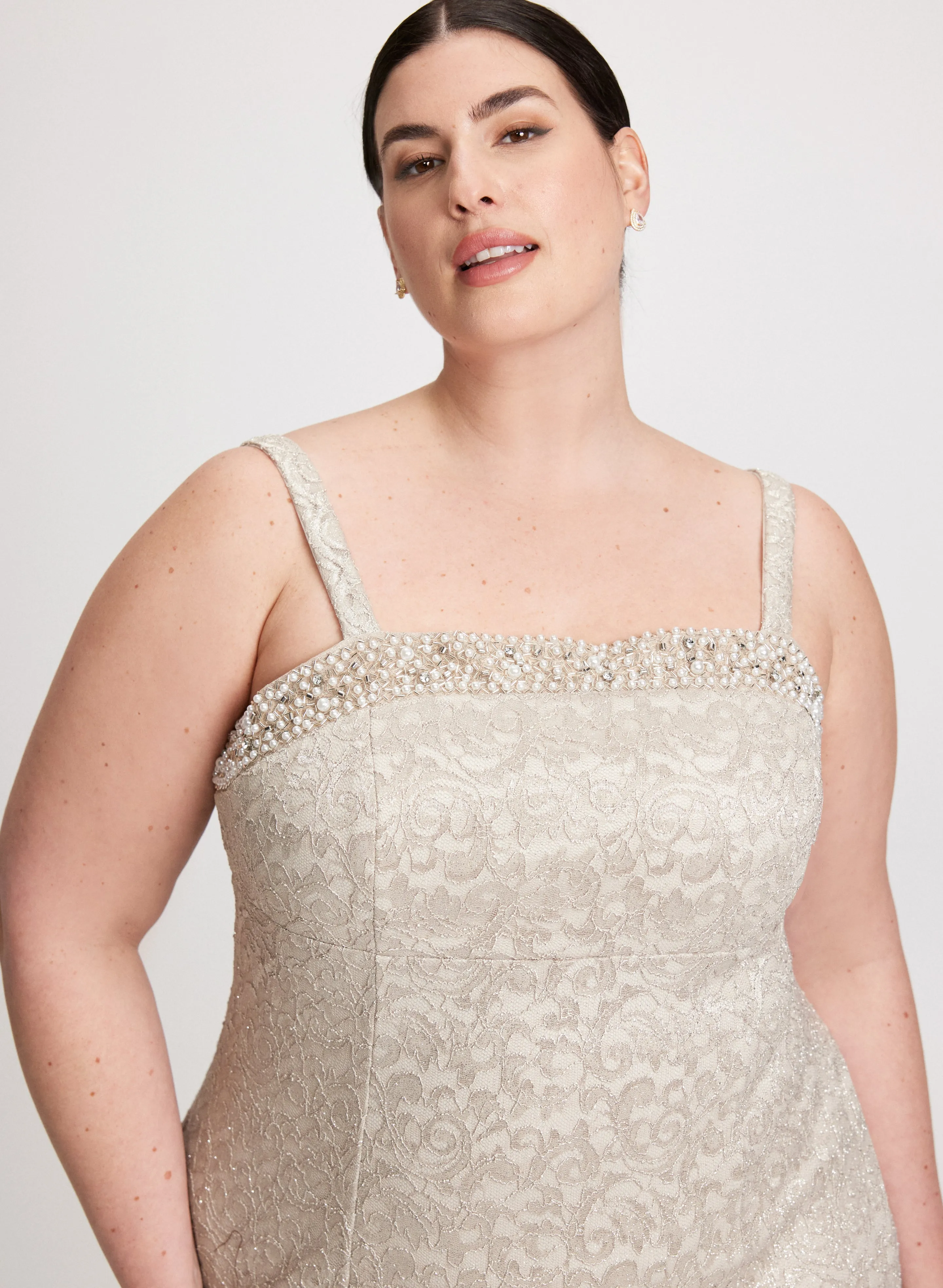 Sheer Jacket & Lace Dress Set sold by Laura product image thumbnail 5