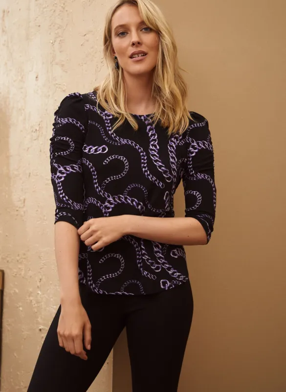 Chain Print Top sold by Laura