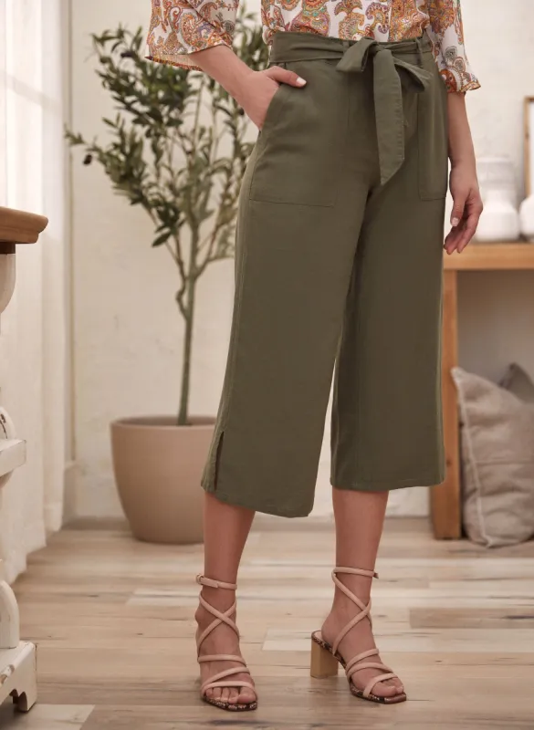 Wide Leg Capri Pants sold by Laura