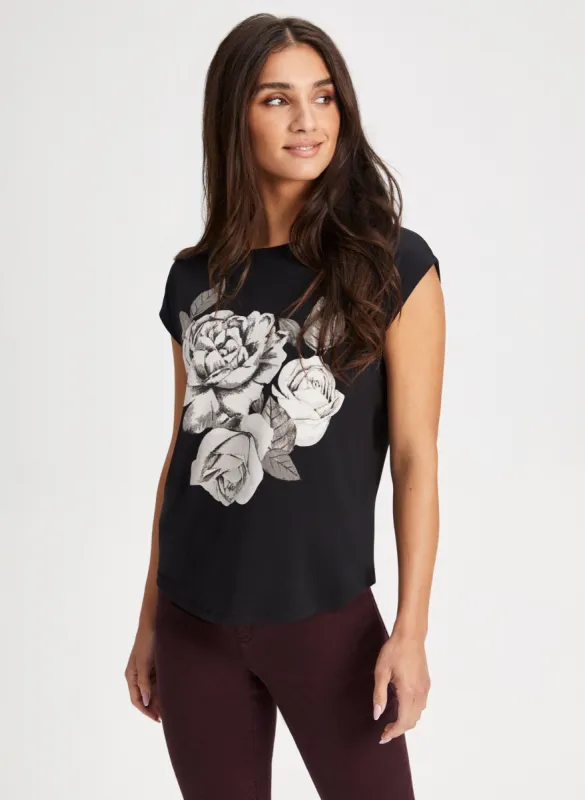 Floral Print Top sold by Laura