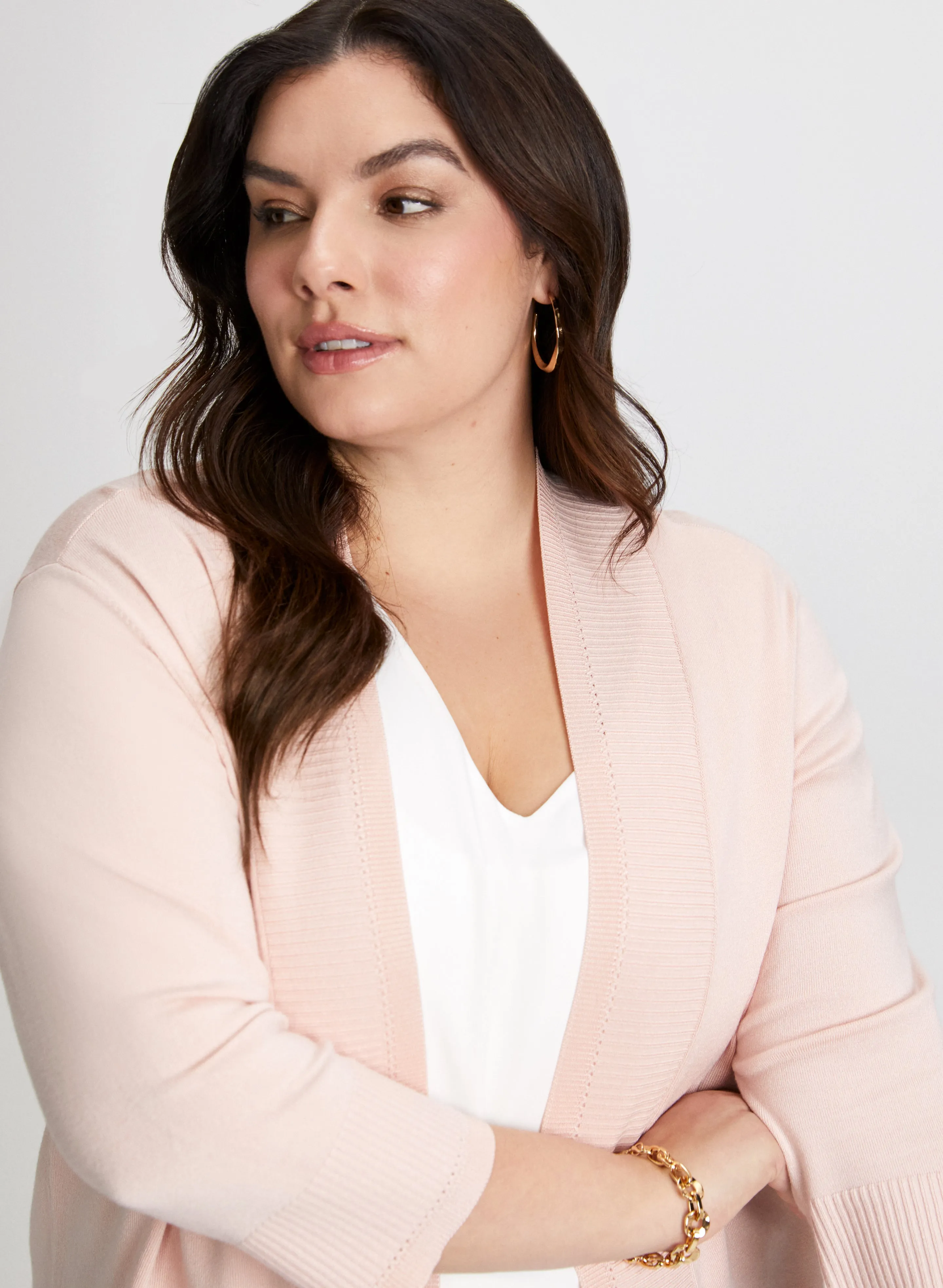 Open Front Knit Cardigan sold by Laura product image thumbnail 2