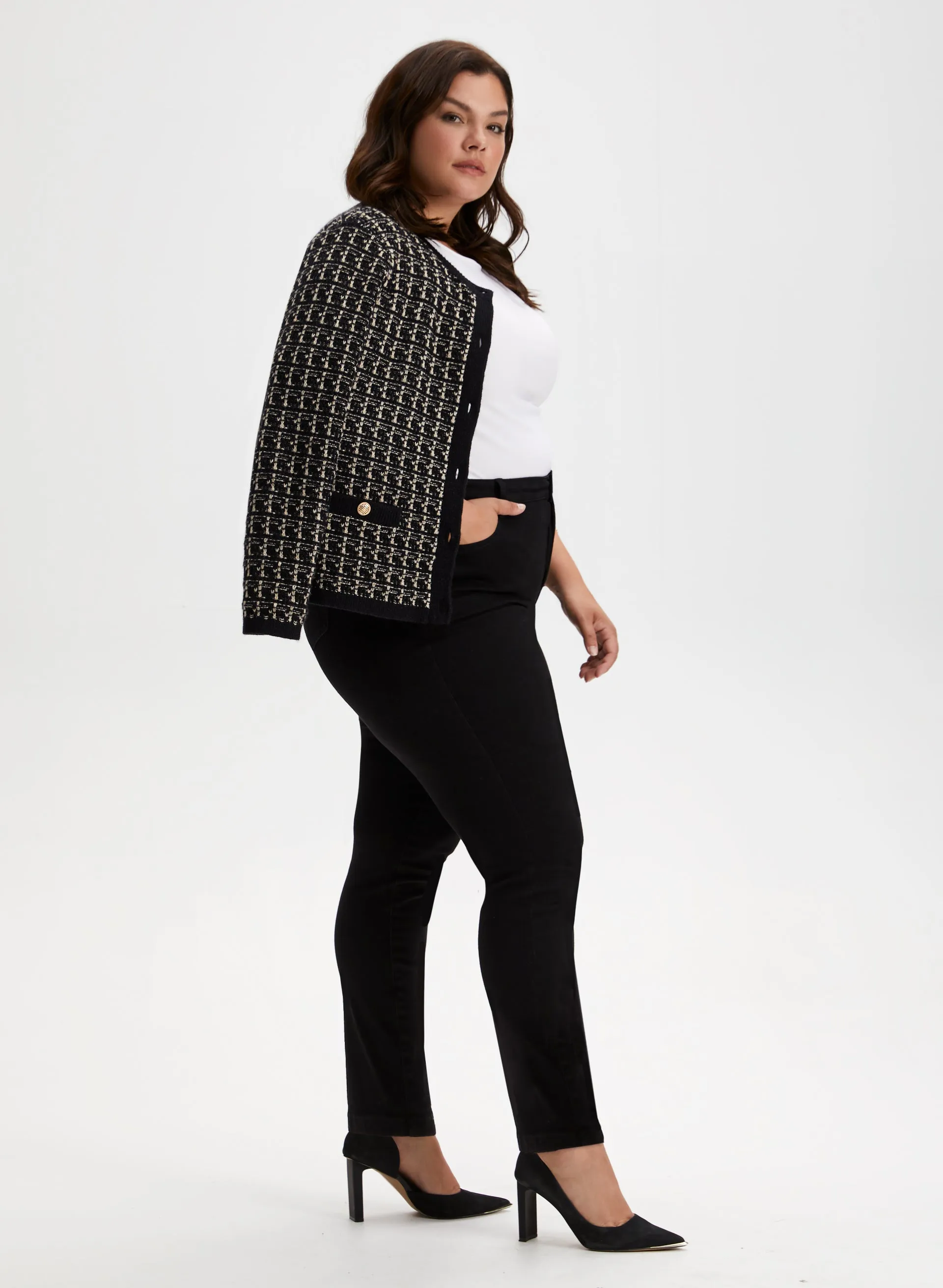 Straight Leg Pull-On Jeans sold by Laura product image thumbnail 5