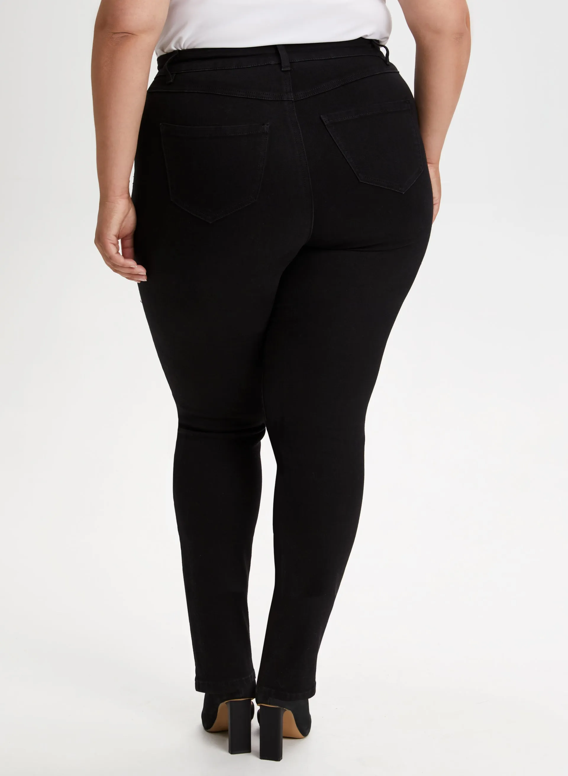 Straight Leg Pull-On Jeans sold by Laura product image thumbnail 2