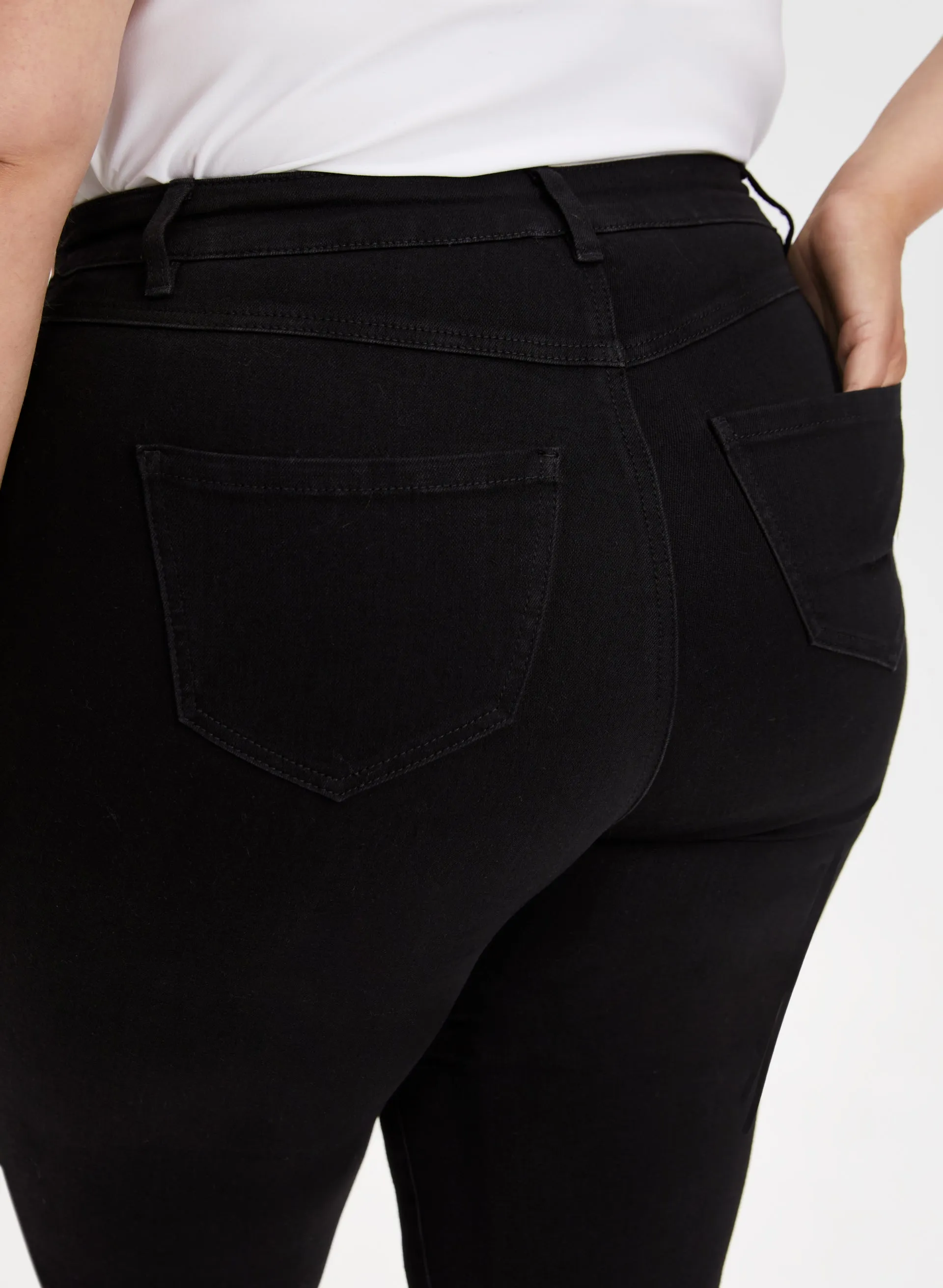 Straight Leg Pull-On Jeans sold by Laura product image thumbnail 4