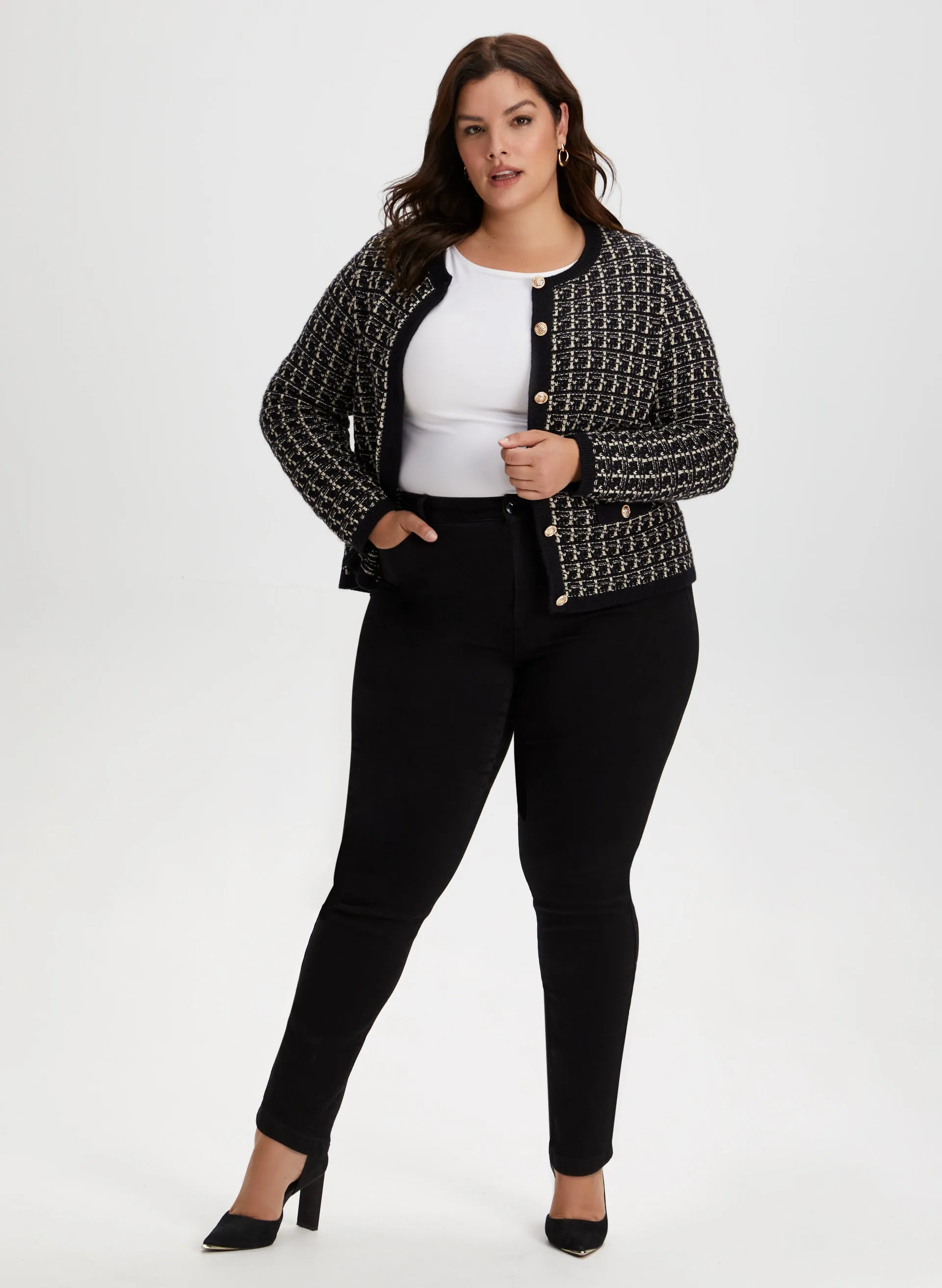 Straight Leg Pull-On Jeans sold by Laura product image thumbnail 3