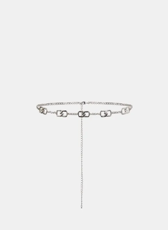 Rectangular Link Chain Belt sold by Laura