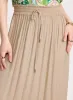 Satin Drawstring Waist Skirt sold by Laura