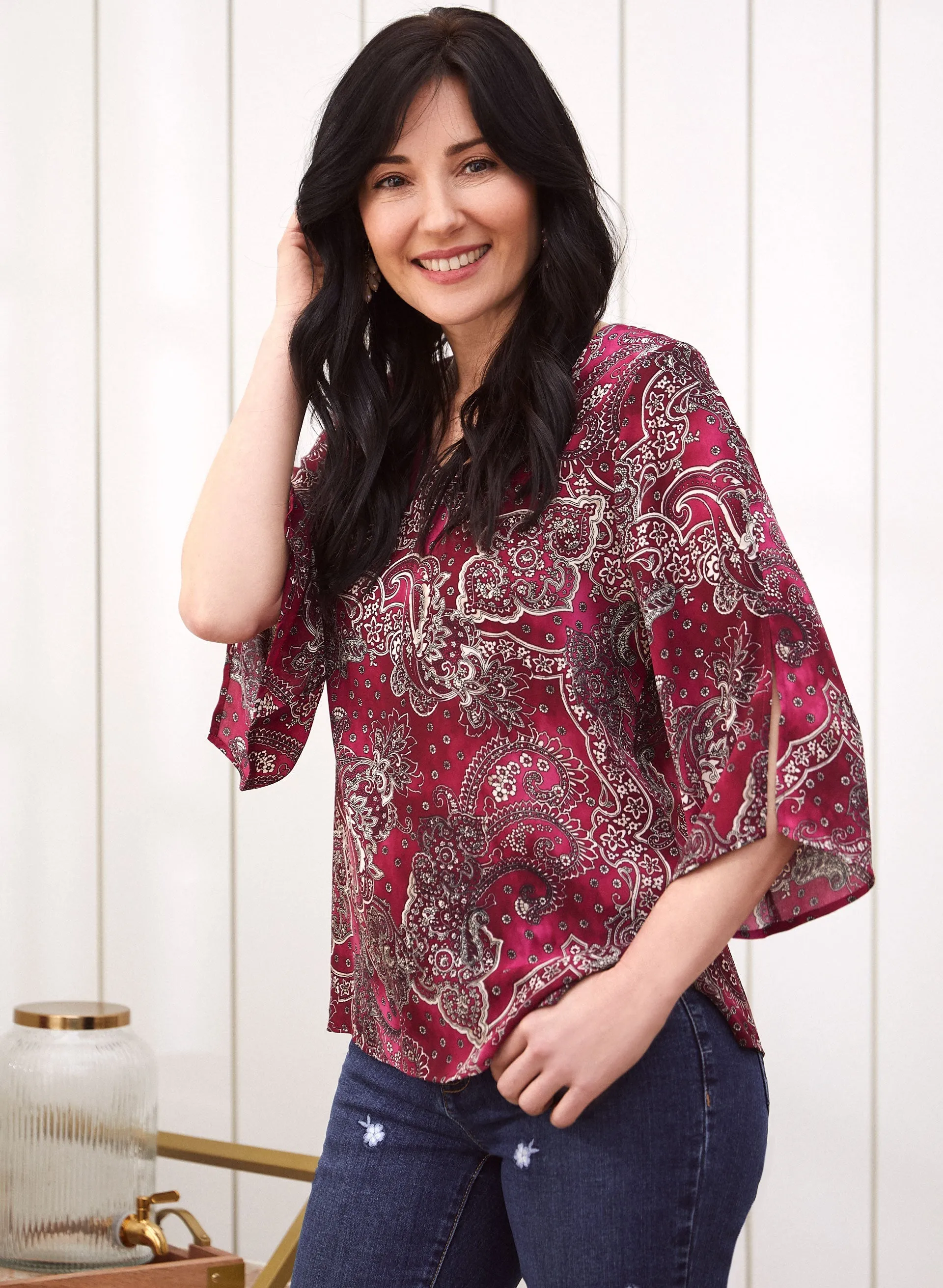 Paisley Print Blouse sold by Laura